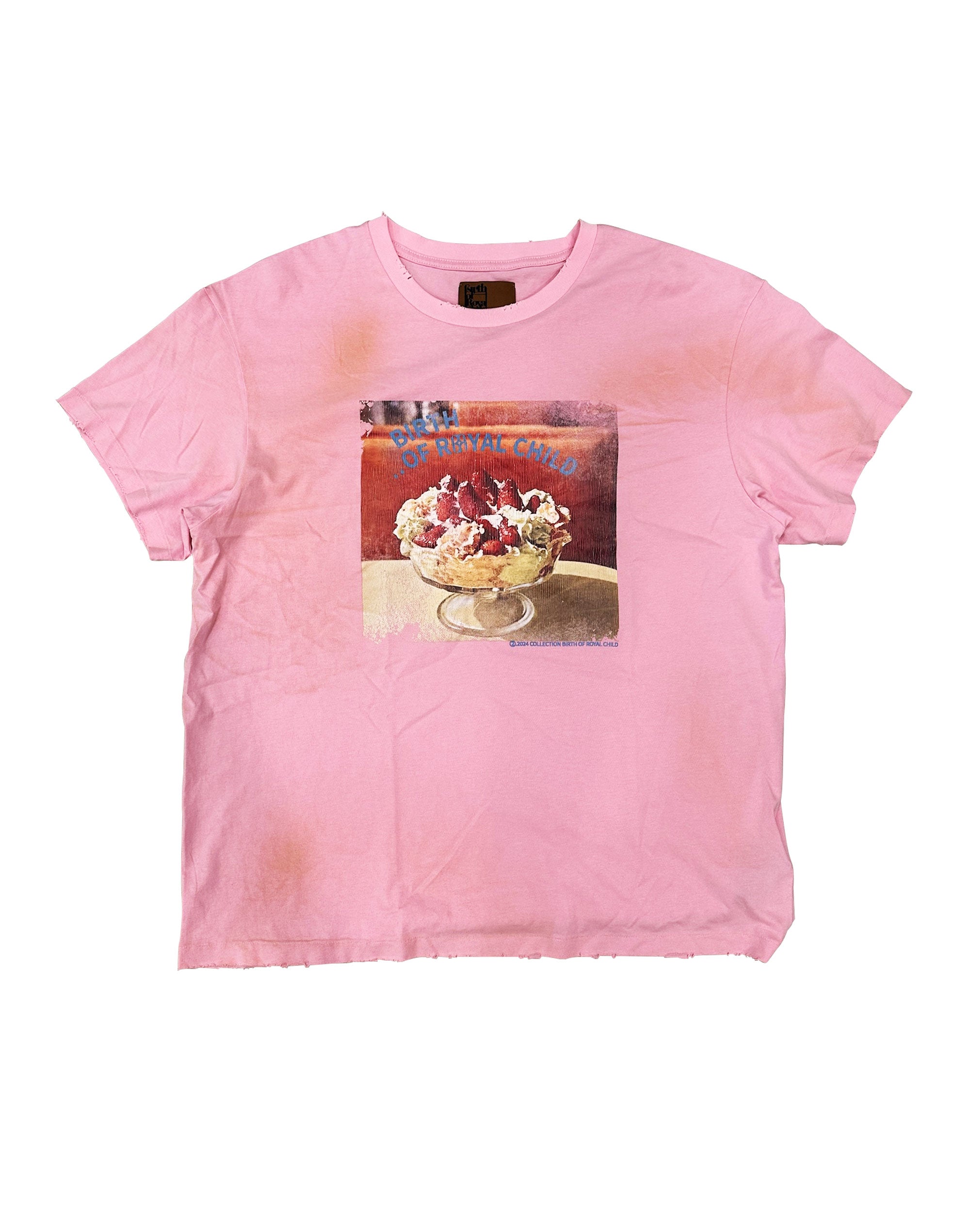 “Berry Is On Top ” Tee in Pink