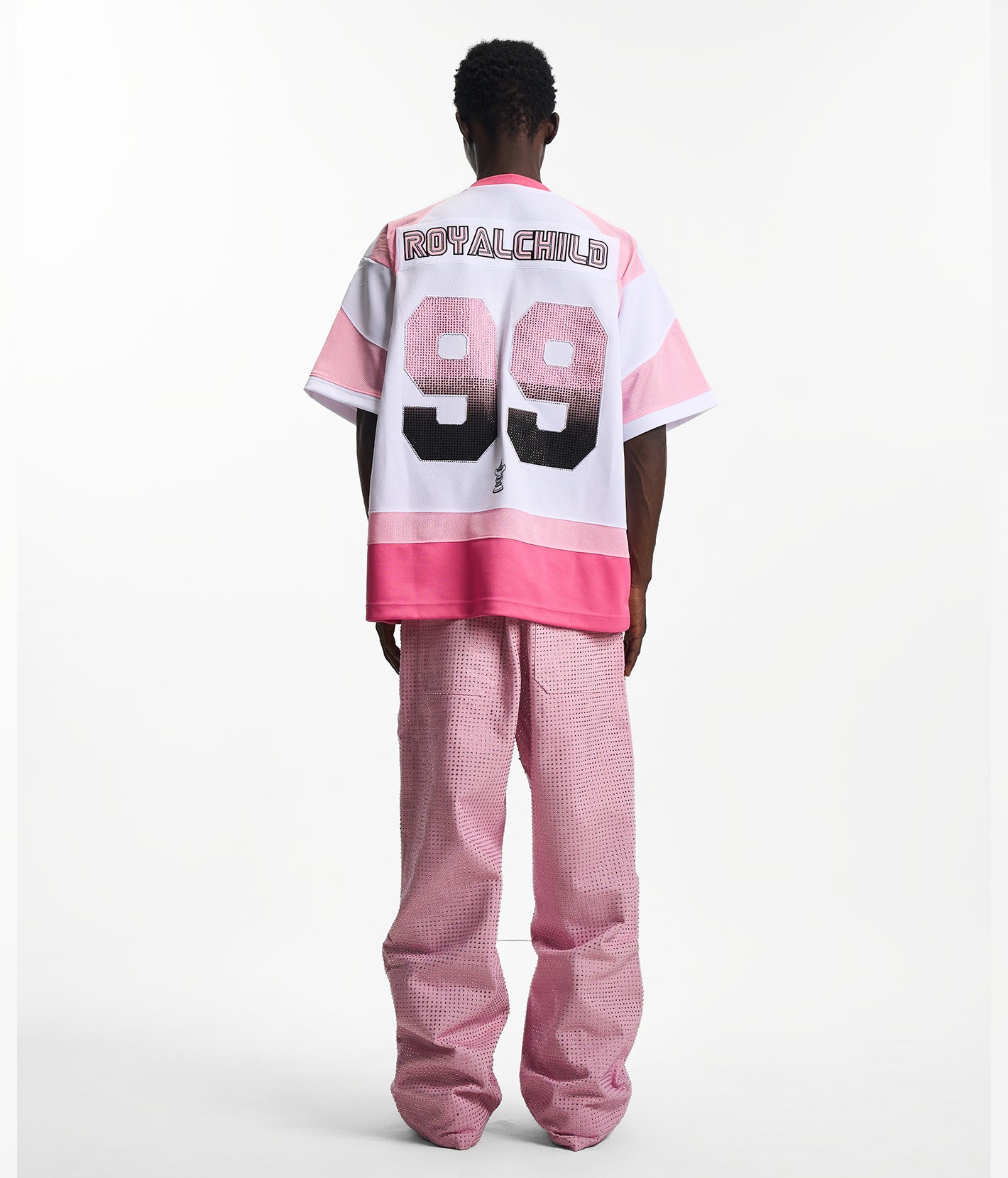 20K Diamond Stellar Jeans IN PNK