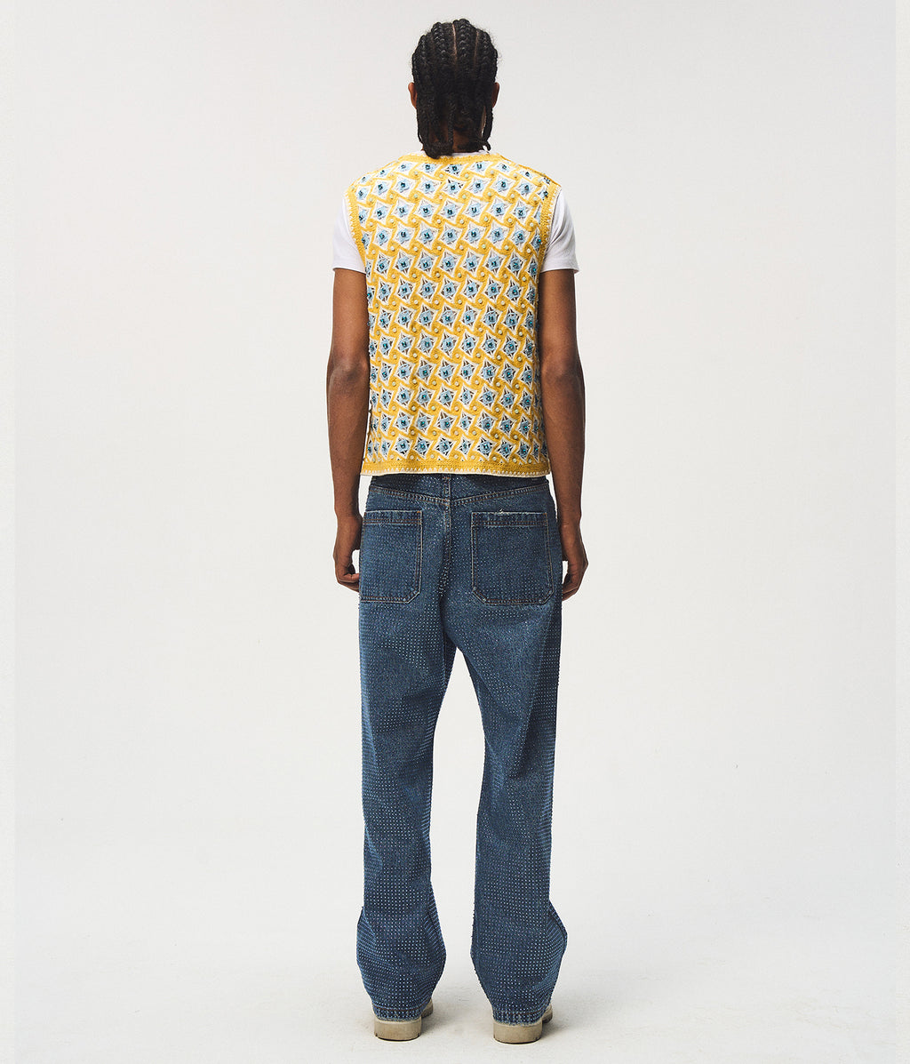 20K Stellar Diamond Pants Blue