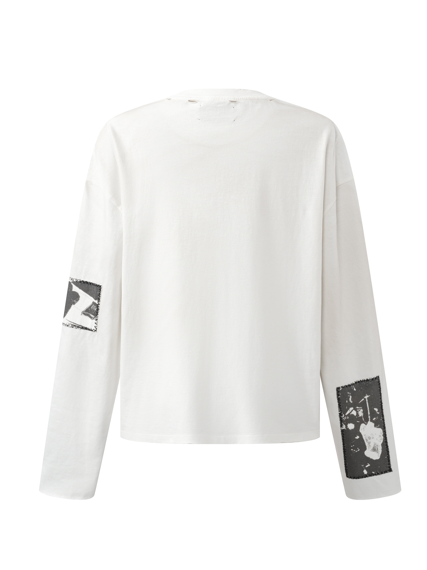 90s Hollywood Long Sleeve Tee WHT　