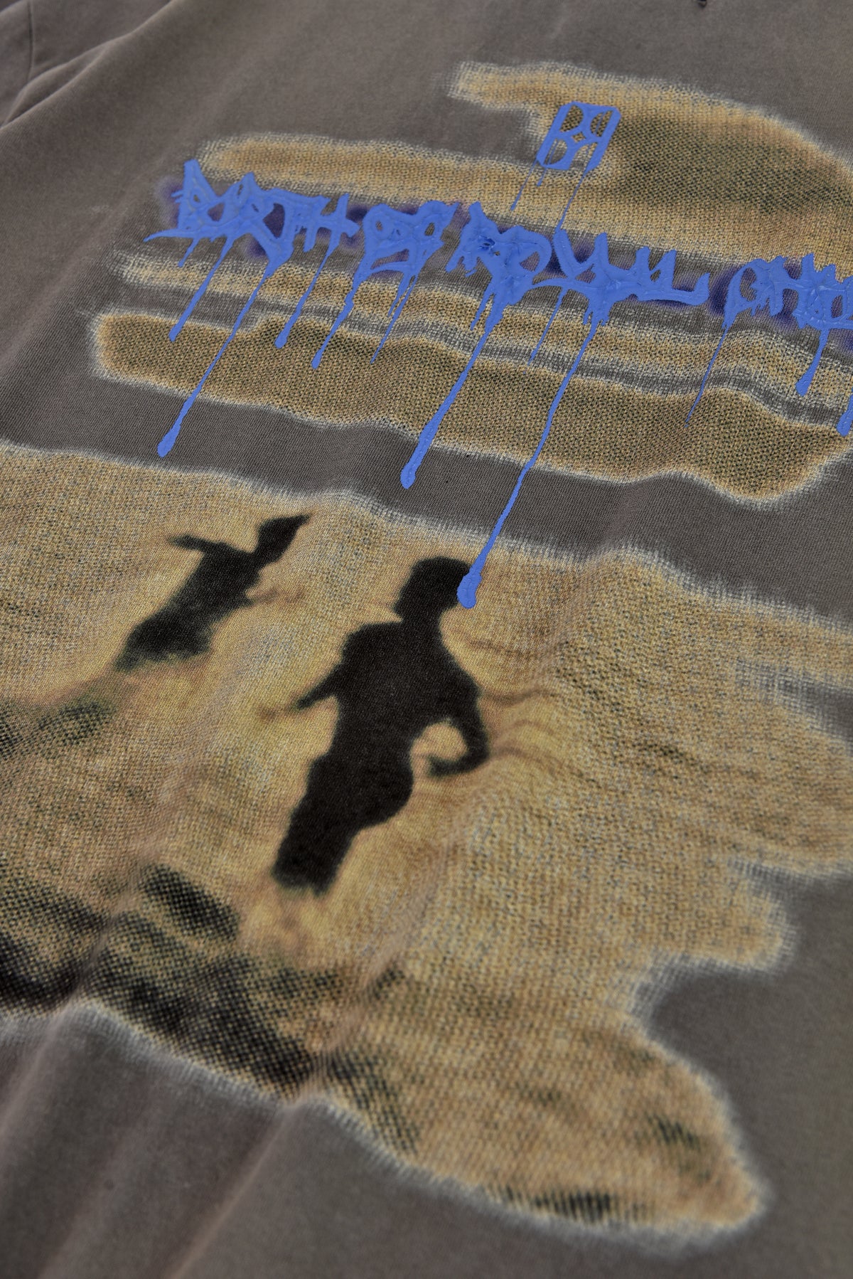 Sunset printed LS Tee
