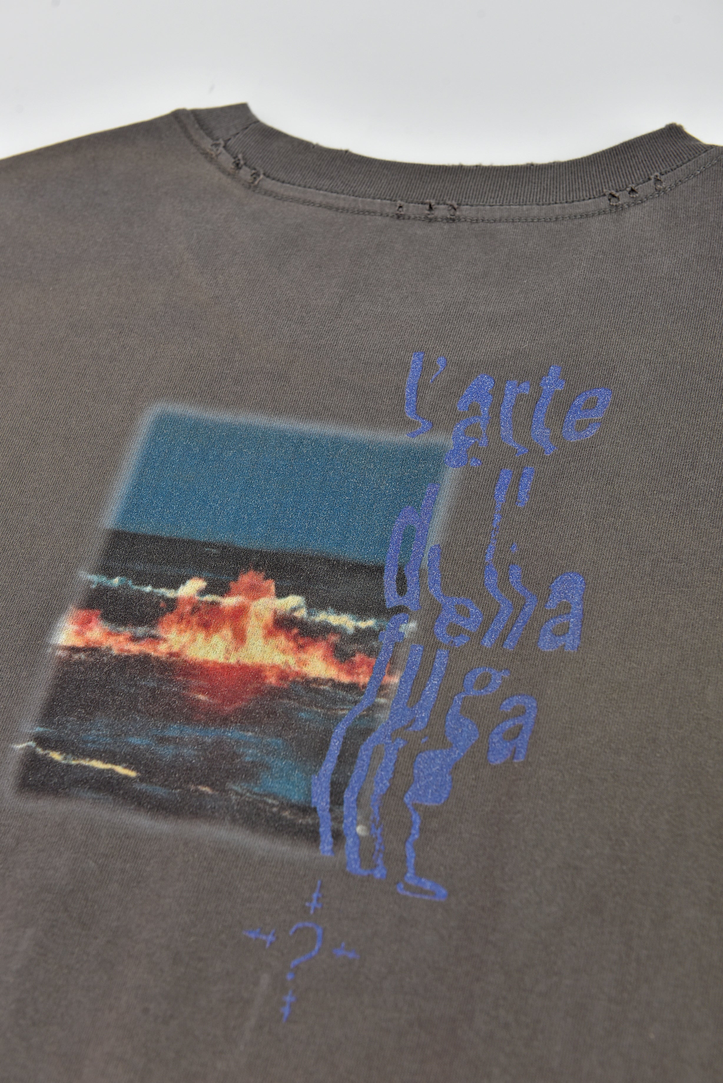 Sunset printed LS T-Shirt