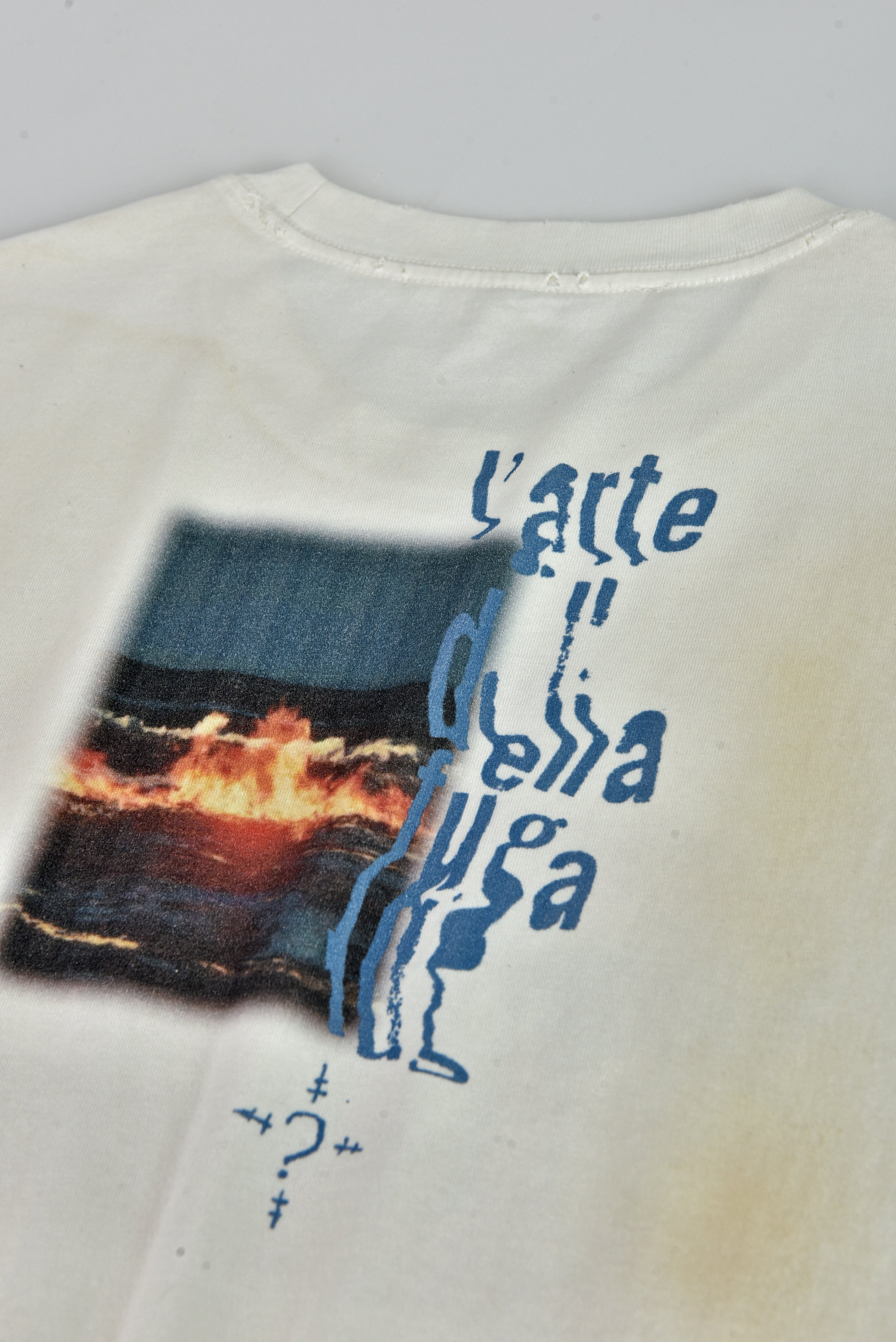 Sunset printed LS Tee