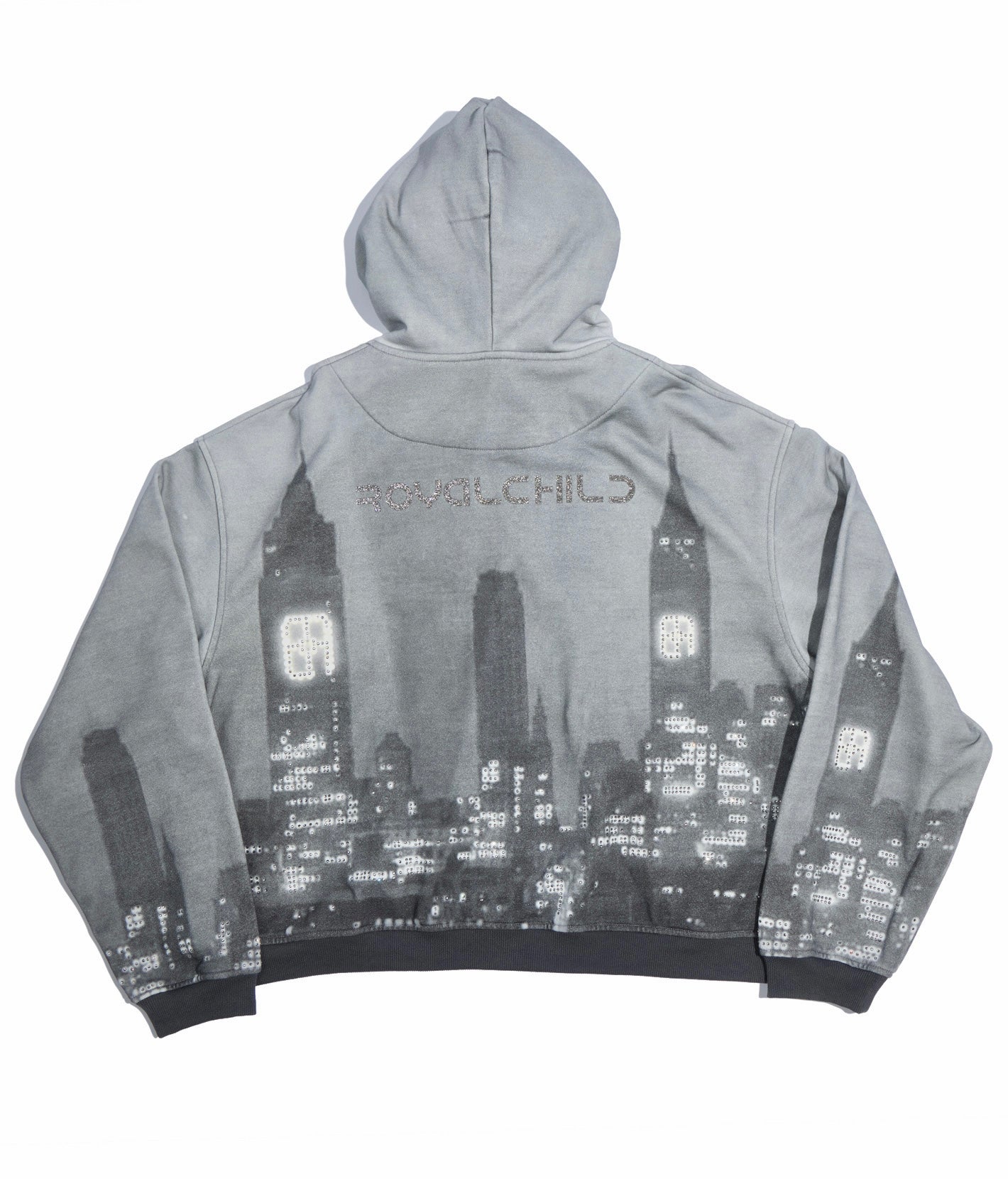 Midnight City Crystal Print Hoodie