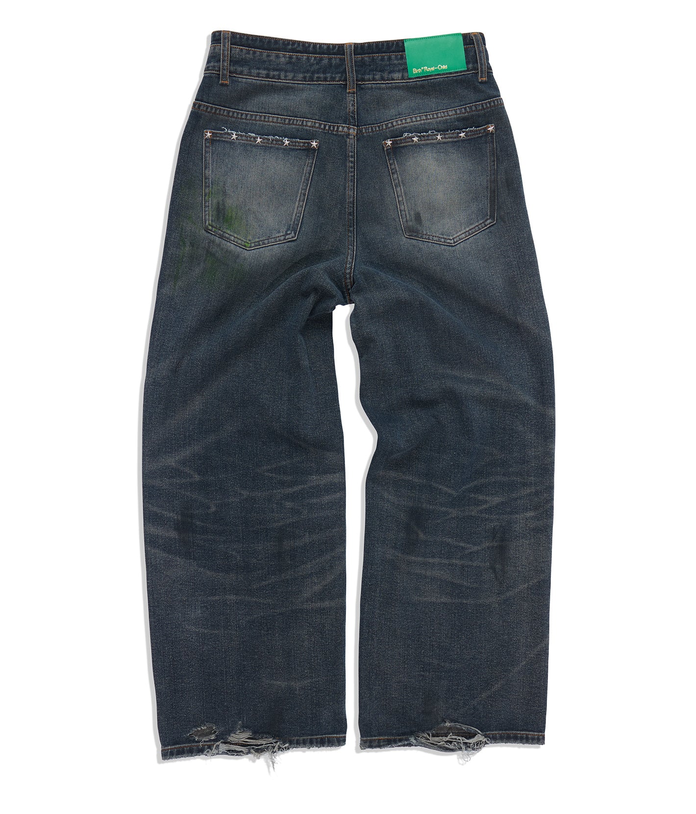 Knee Slide Distressed Jeans