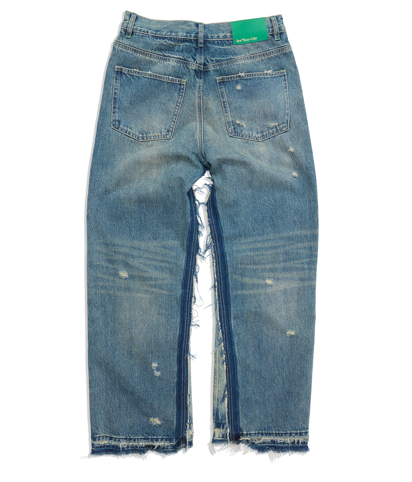 Layered Distressed Jeans