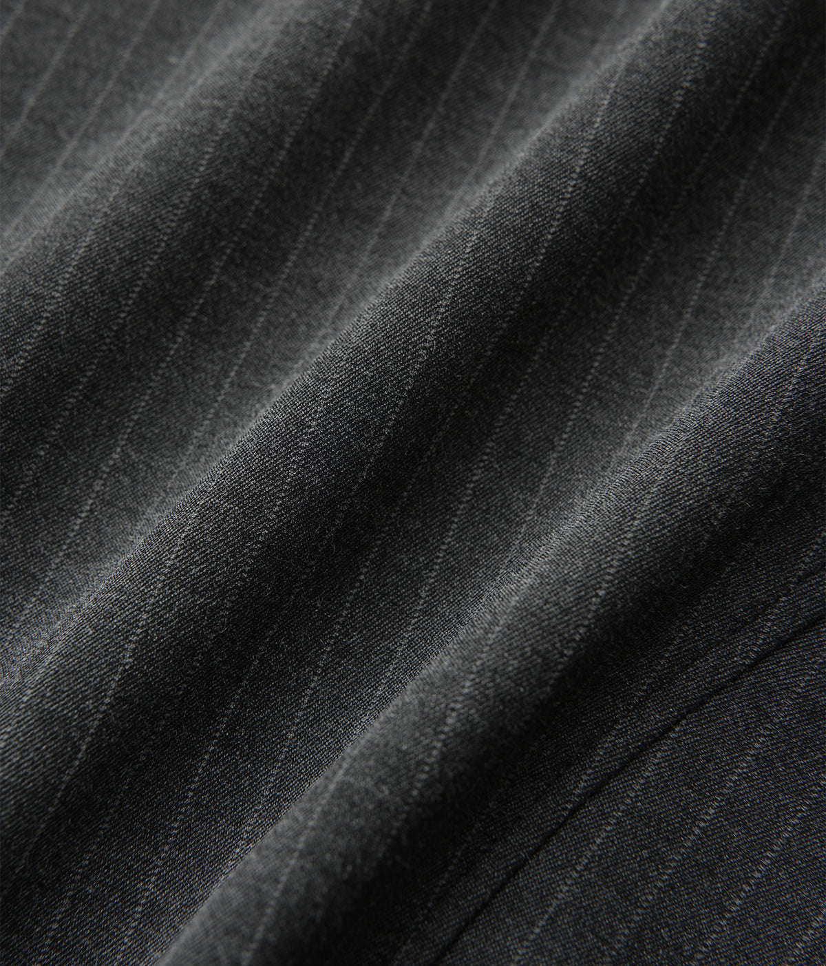 Asymmetric Pinstripe Button Shirt (Sample)