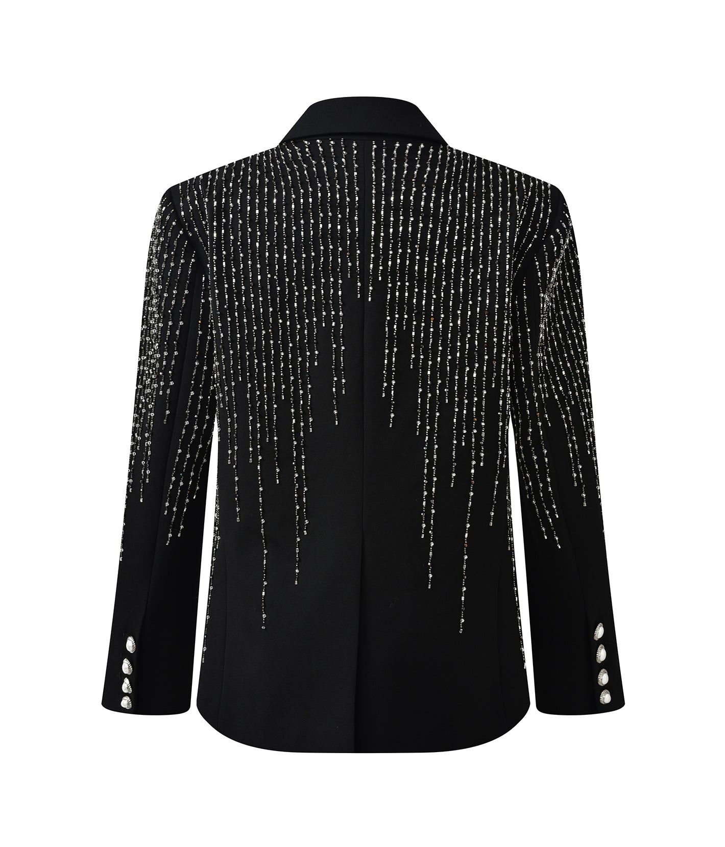 Beaded Tuxedo Blazer (Sample)