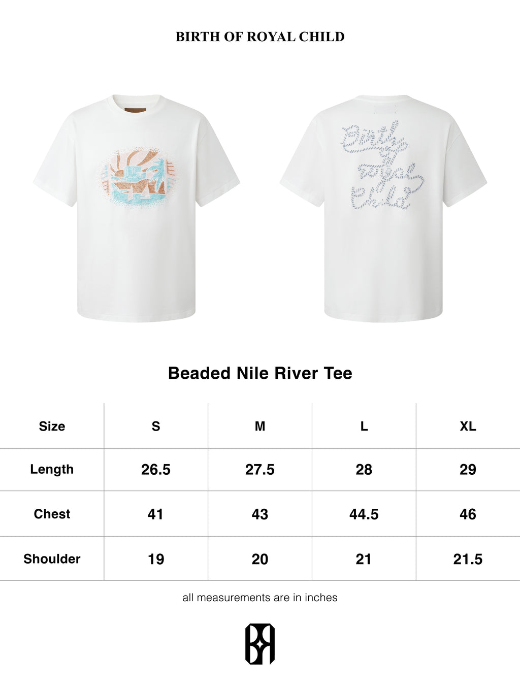 Beaded Nile River Tee