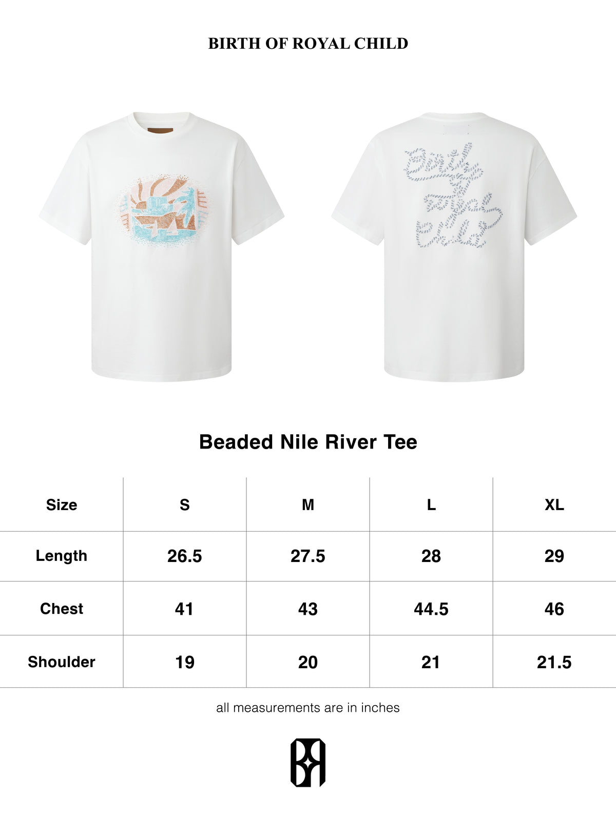 Beaded Nile River Tee