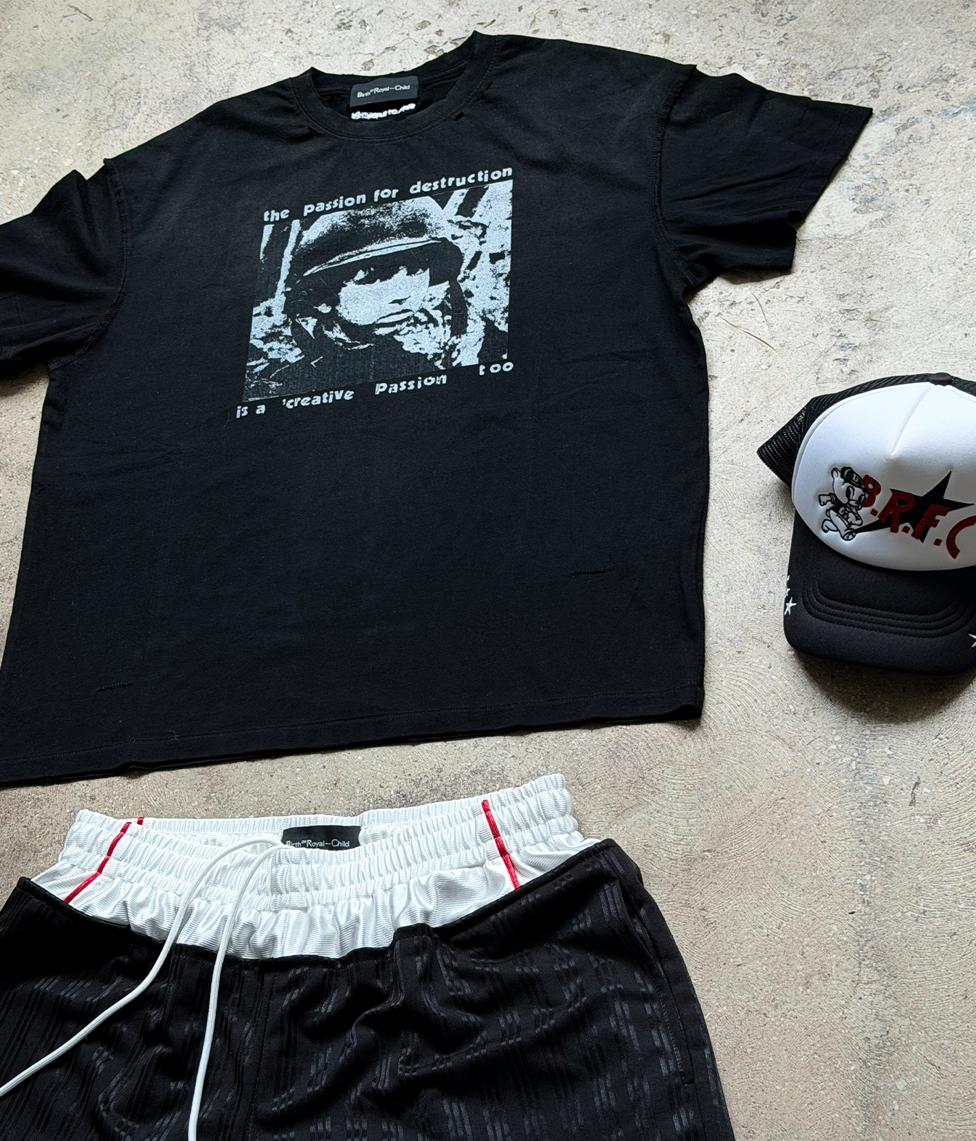 Distressed Soldier Portrait Tee
