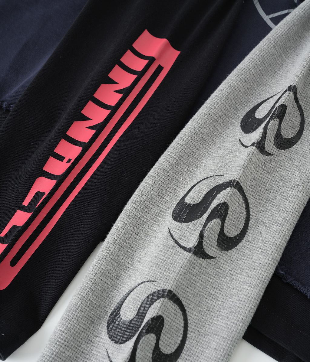 Crest Layered Hoodie