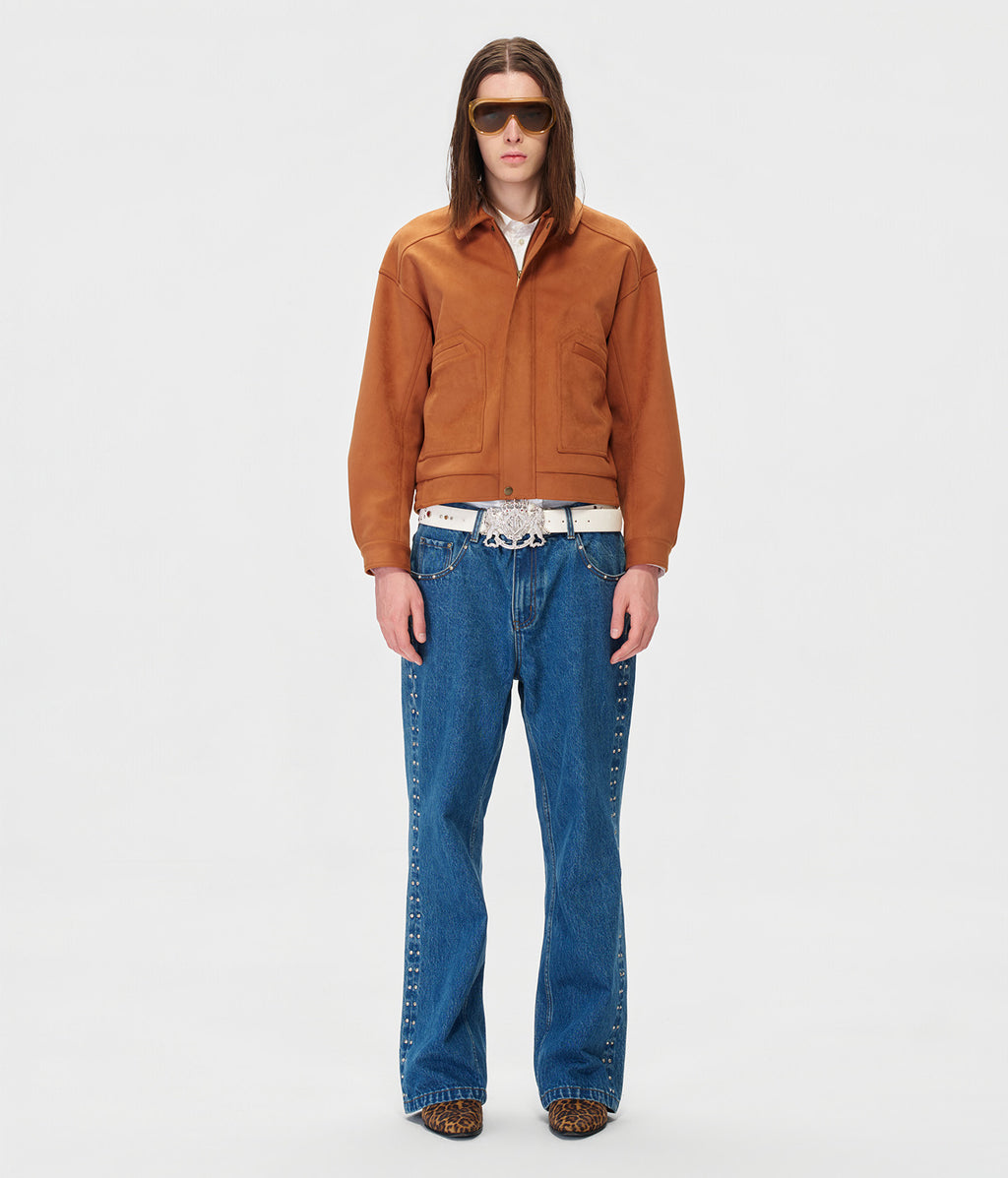 Crystal Stud Denim