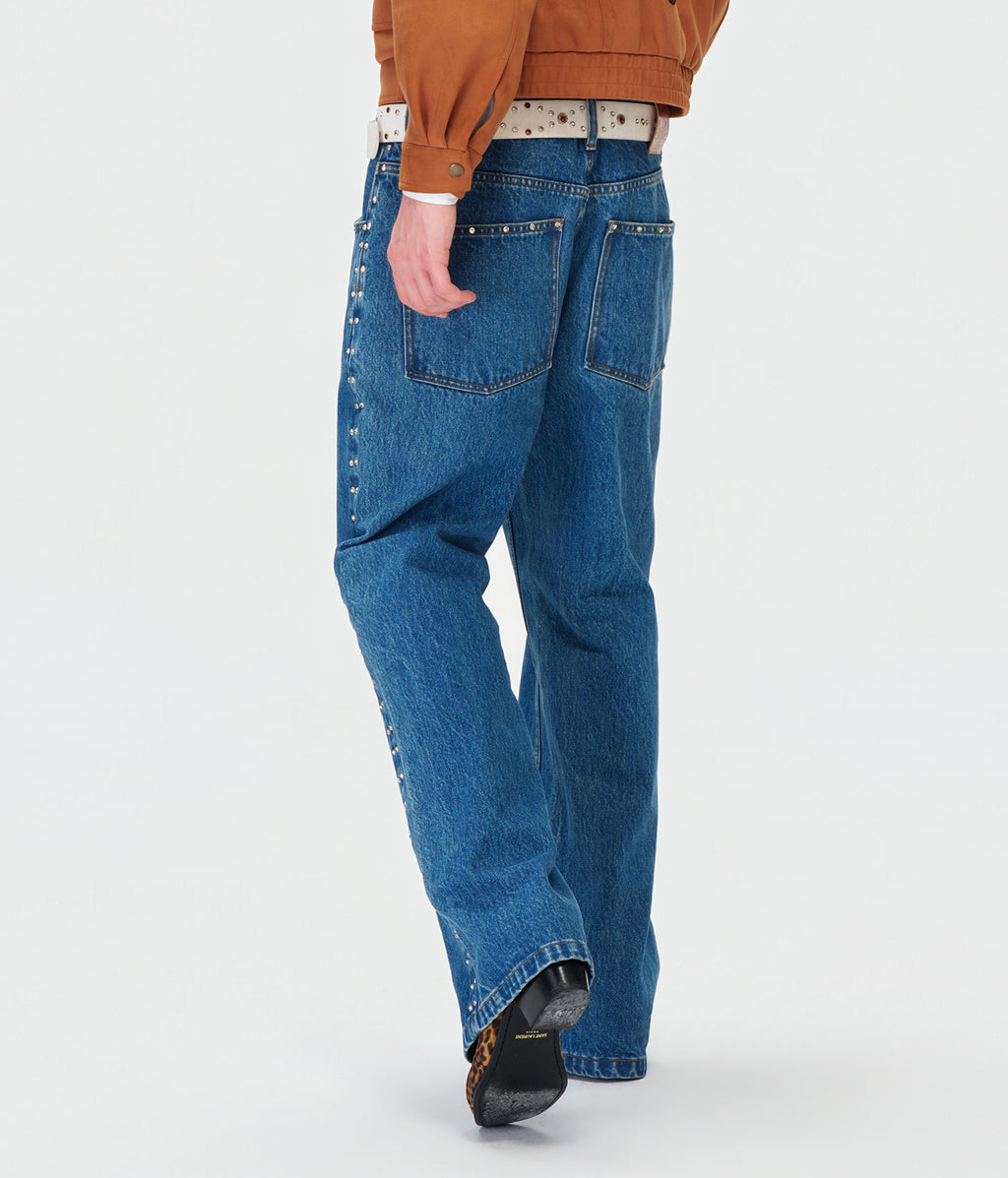 Crystal Stud Denim