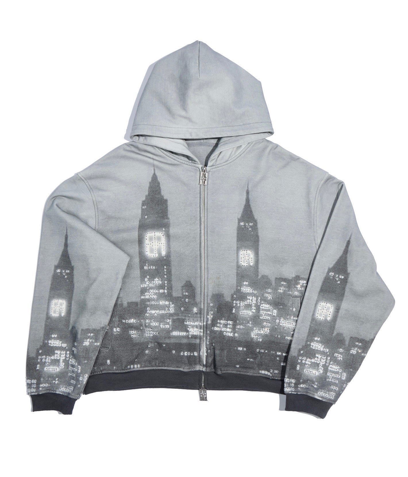 Midnight City Crystal Print Hoodie