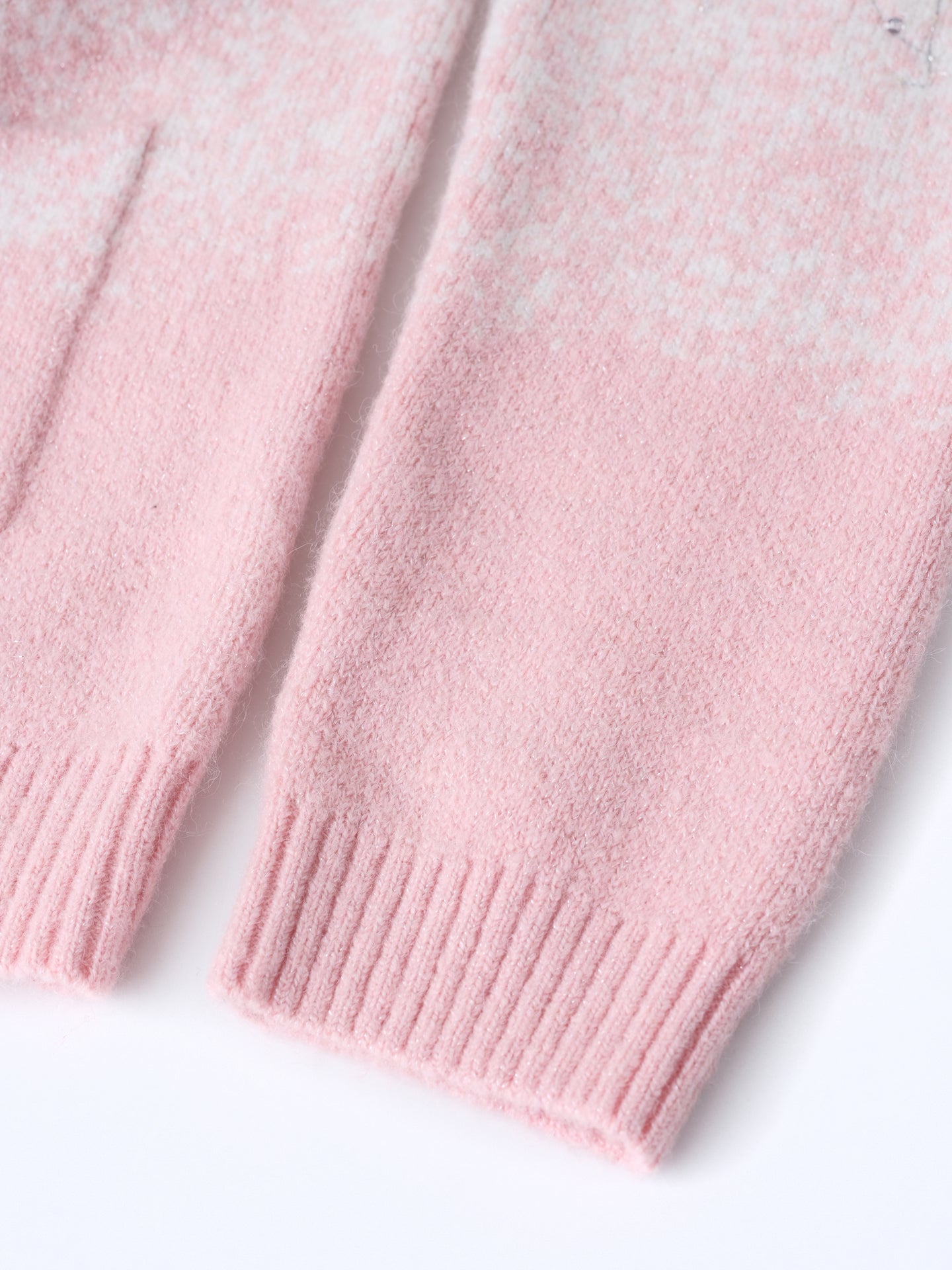 Stardust Pink Embroidered Cardigan