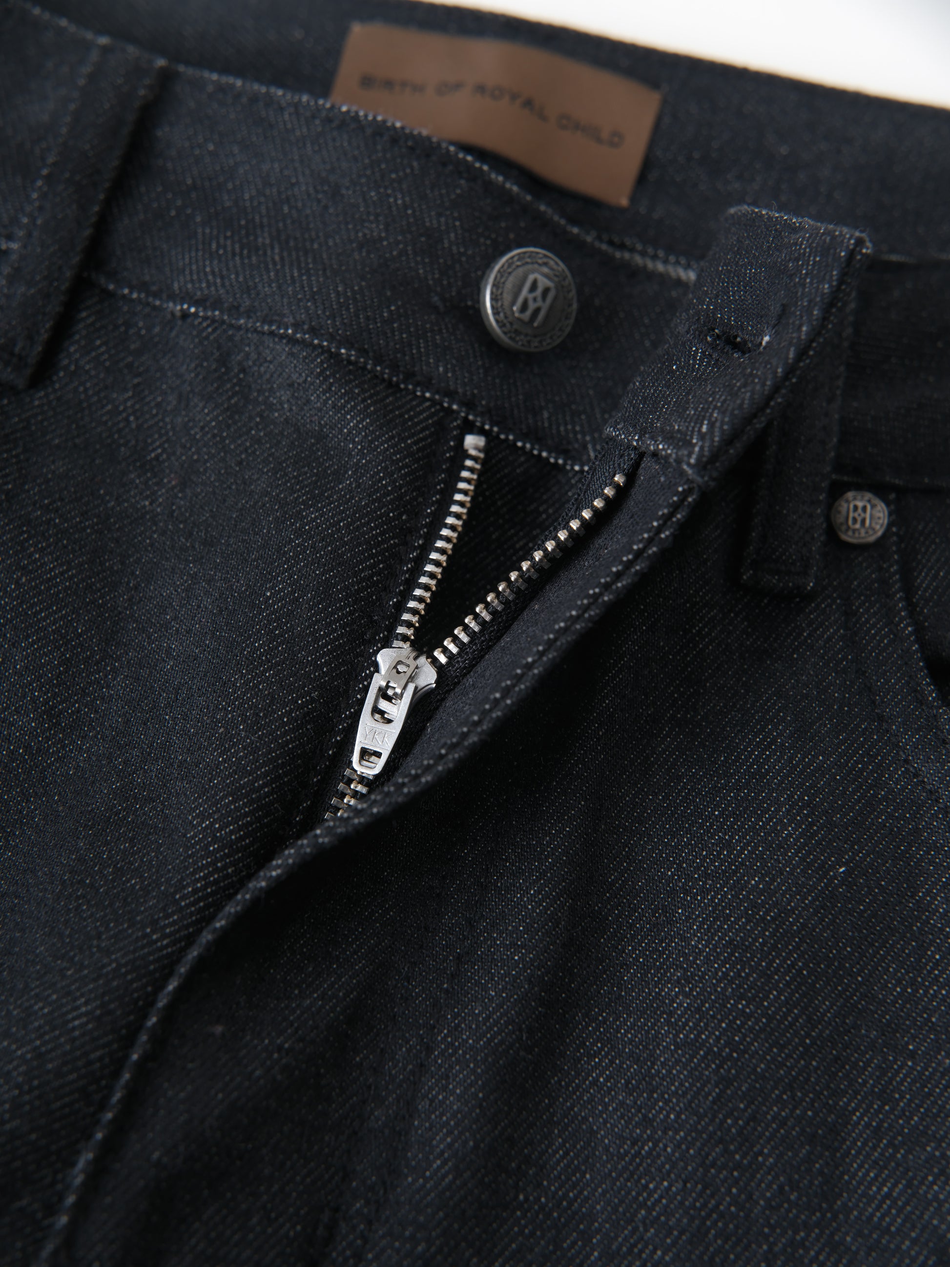 Leather Patch Vine Denim