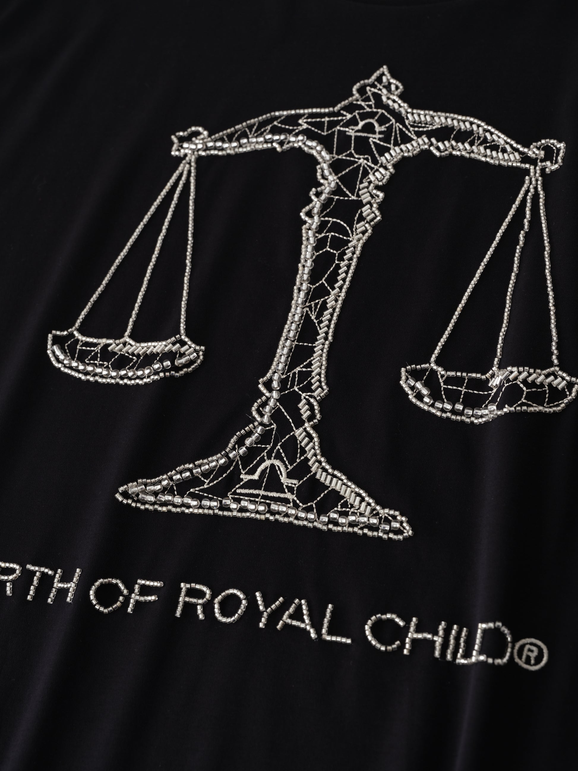 Zodiac Series Tee: Libra BLK