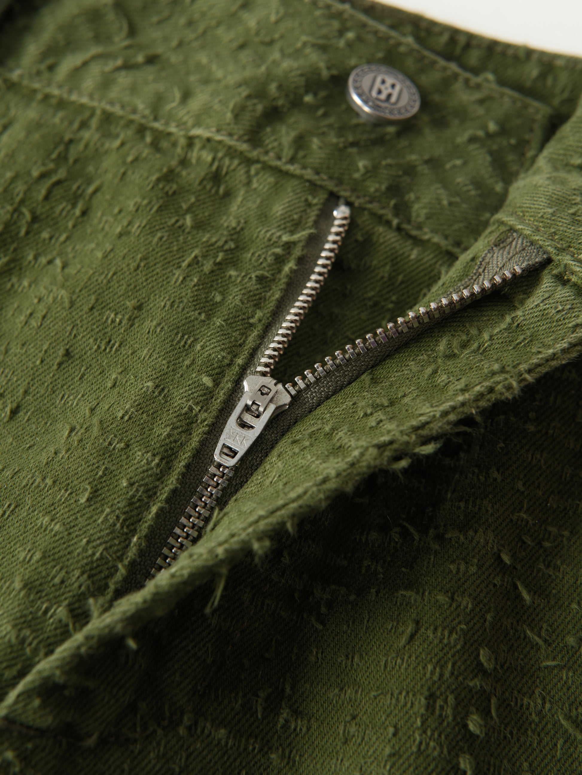 Beaded Patch Cargo Pants