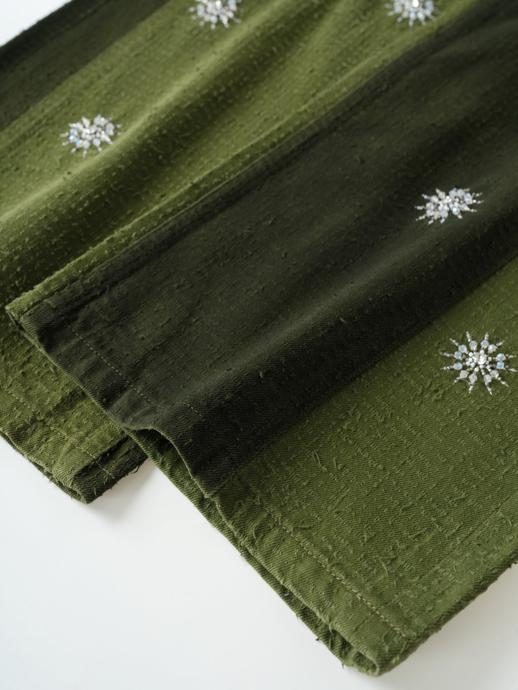 Beaded Patch Cargo Pants