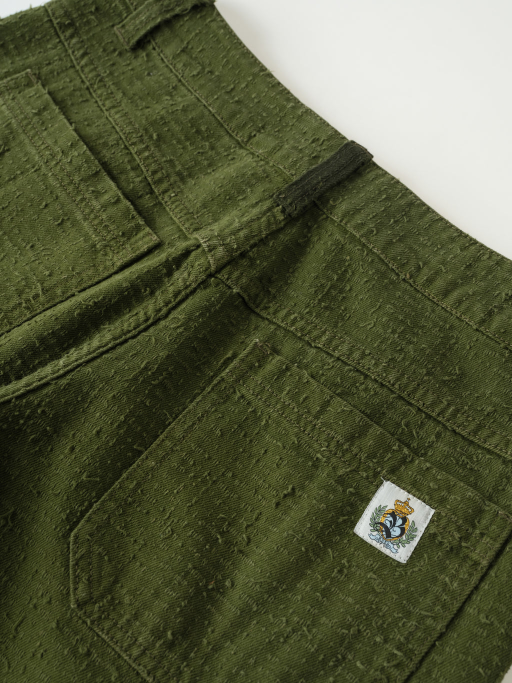 Beaded Patch Cargo Pants