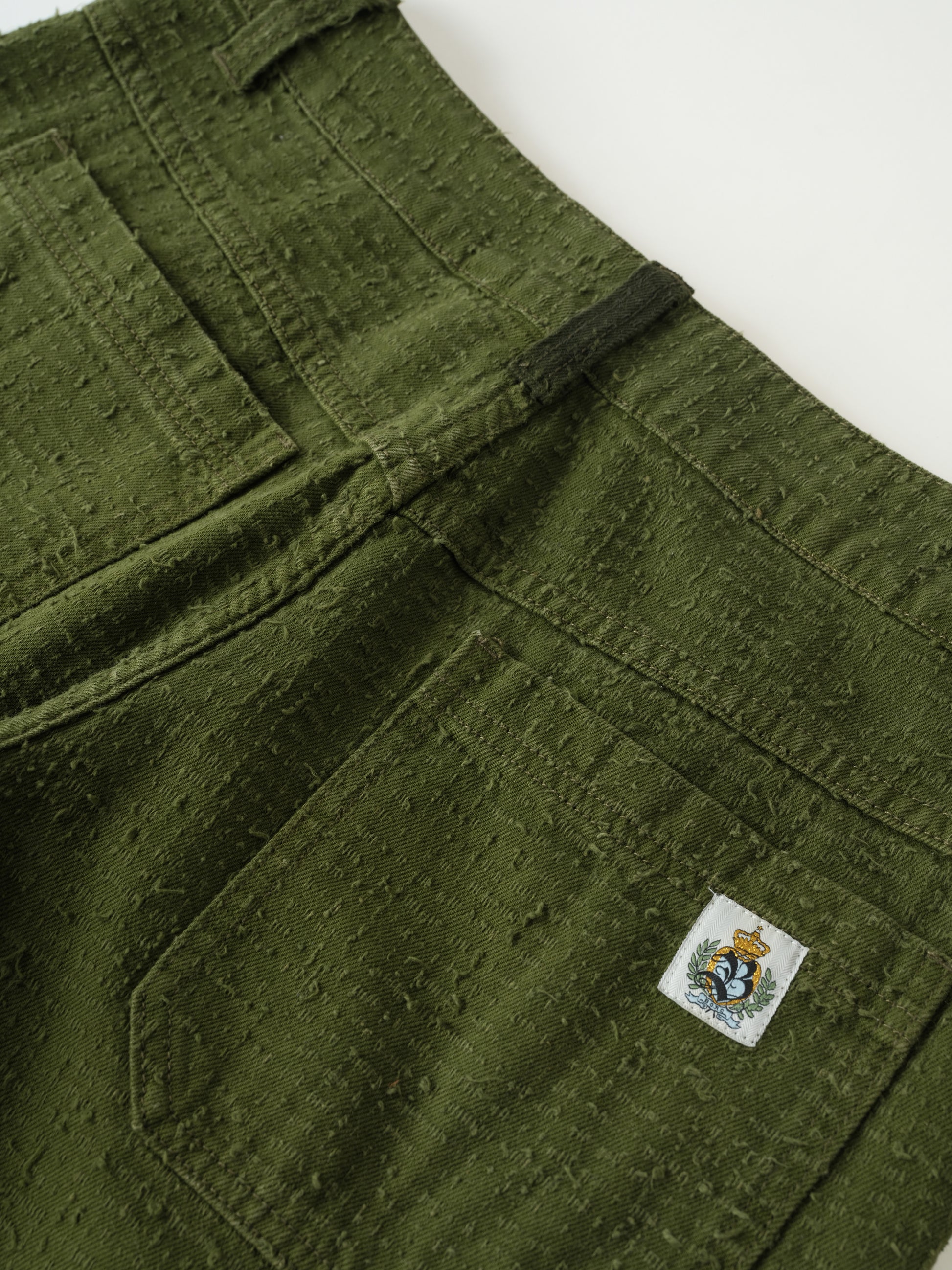 Beaded Patch Cargo Pants