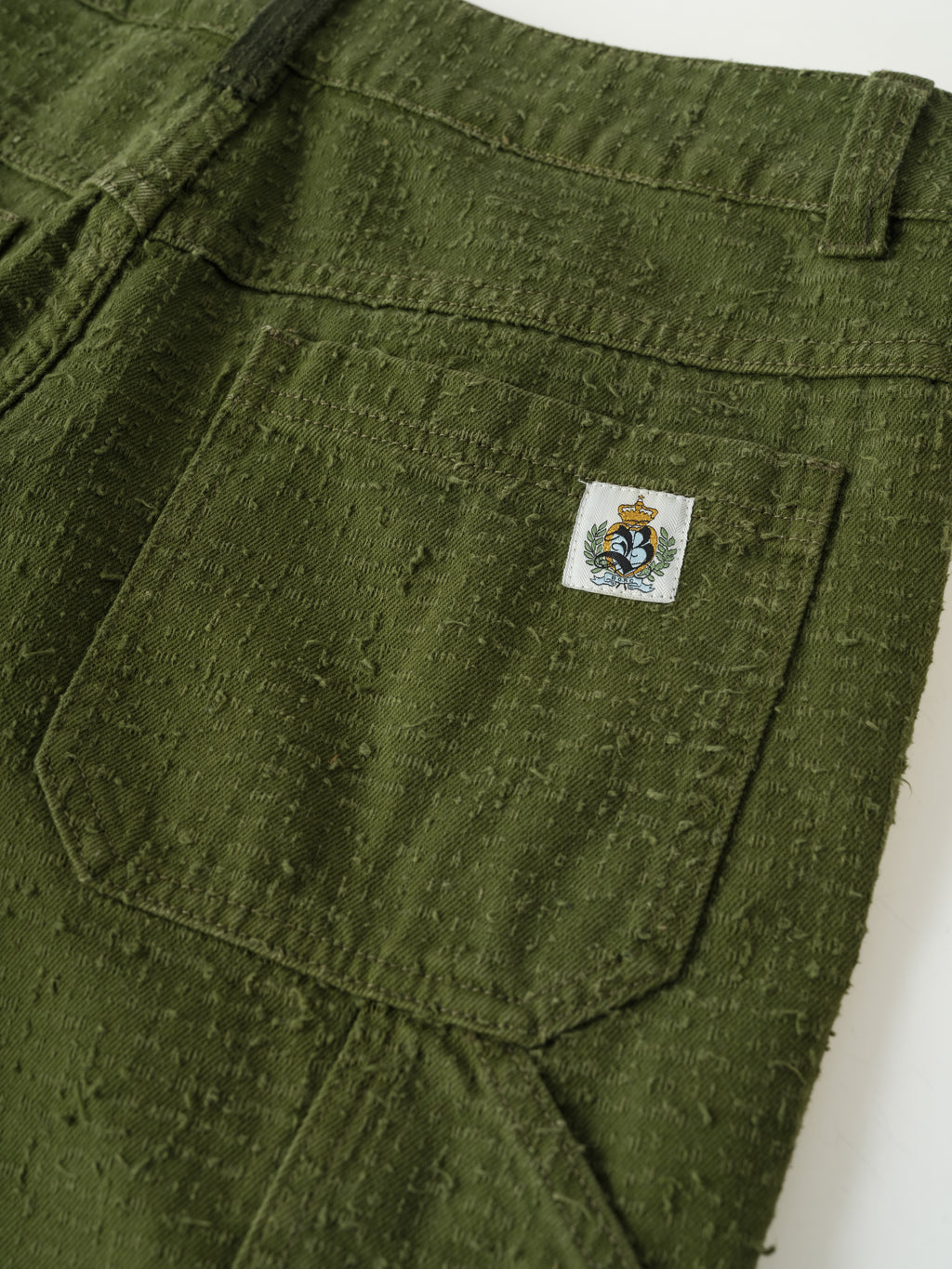 Beaded Patch Cargo Pants