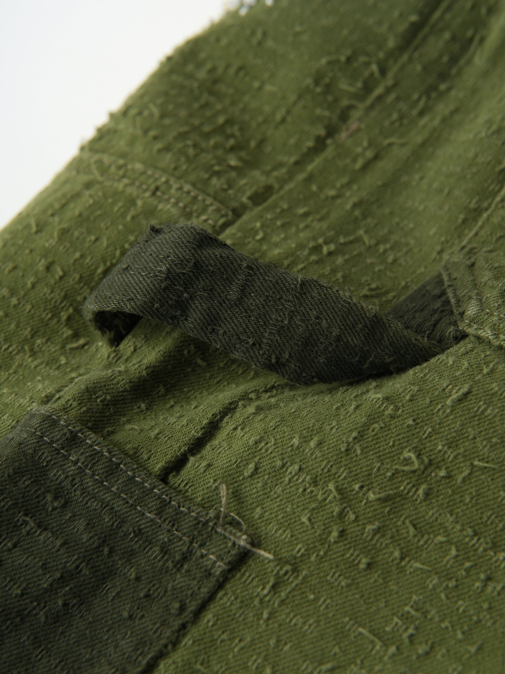 Beaded Patch Cargo Pants