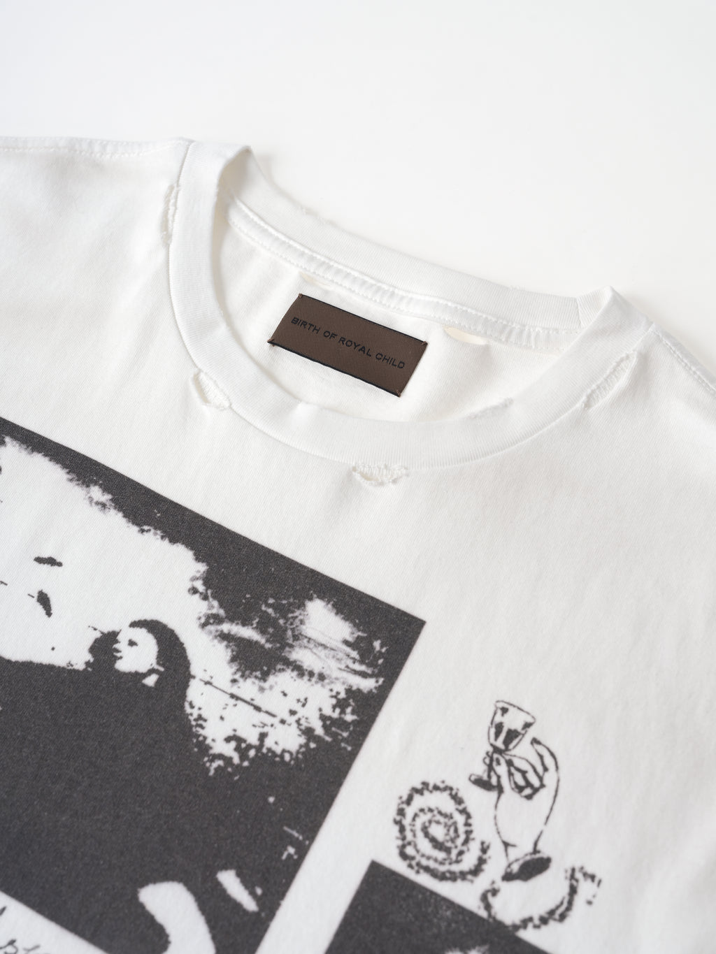 90s Hollywood Long Sleeve Tee WHT　