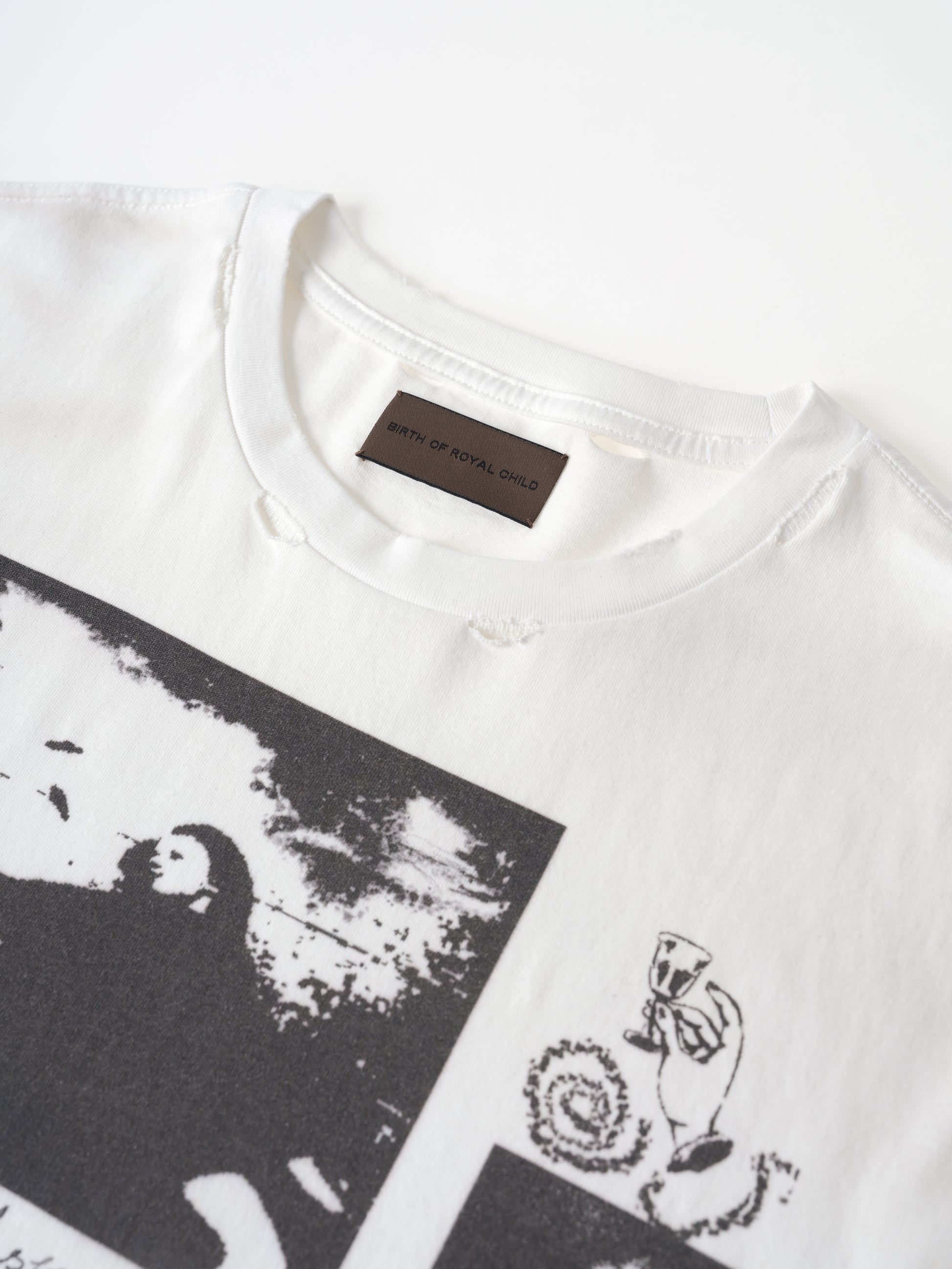 90s Hollywood Long Sleeve Tee WHT　