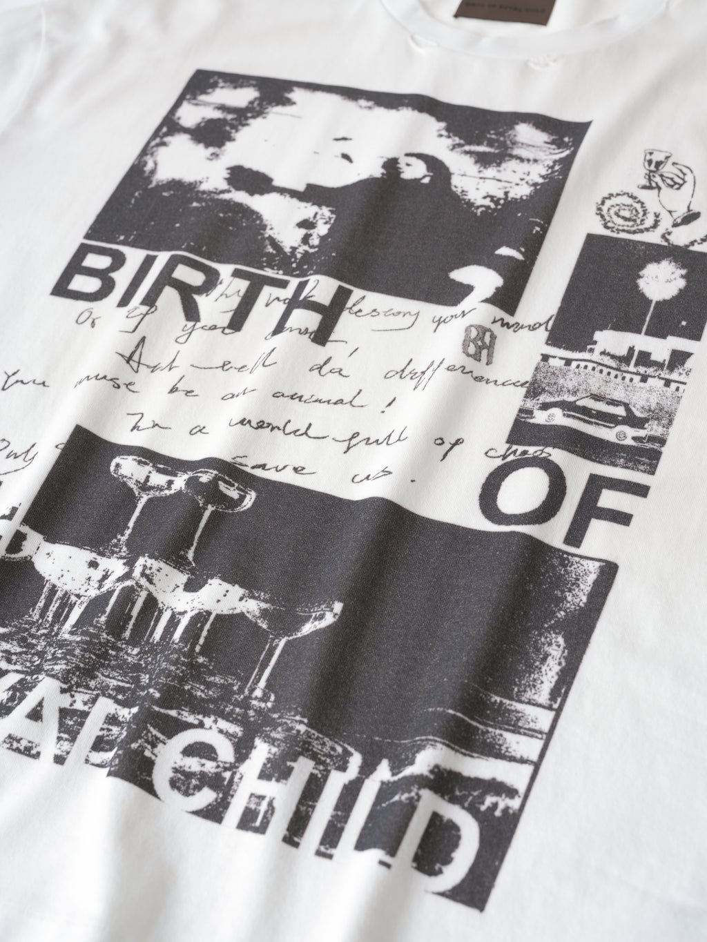 90s Hollywood Long Sleeve Tee WHT　