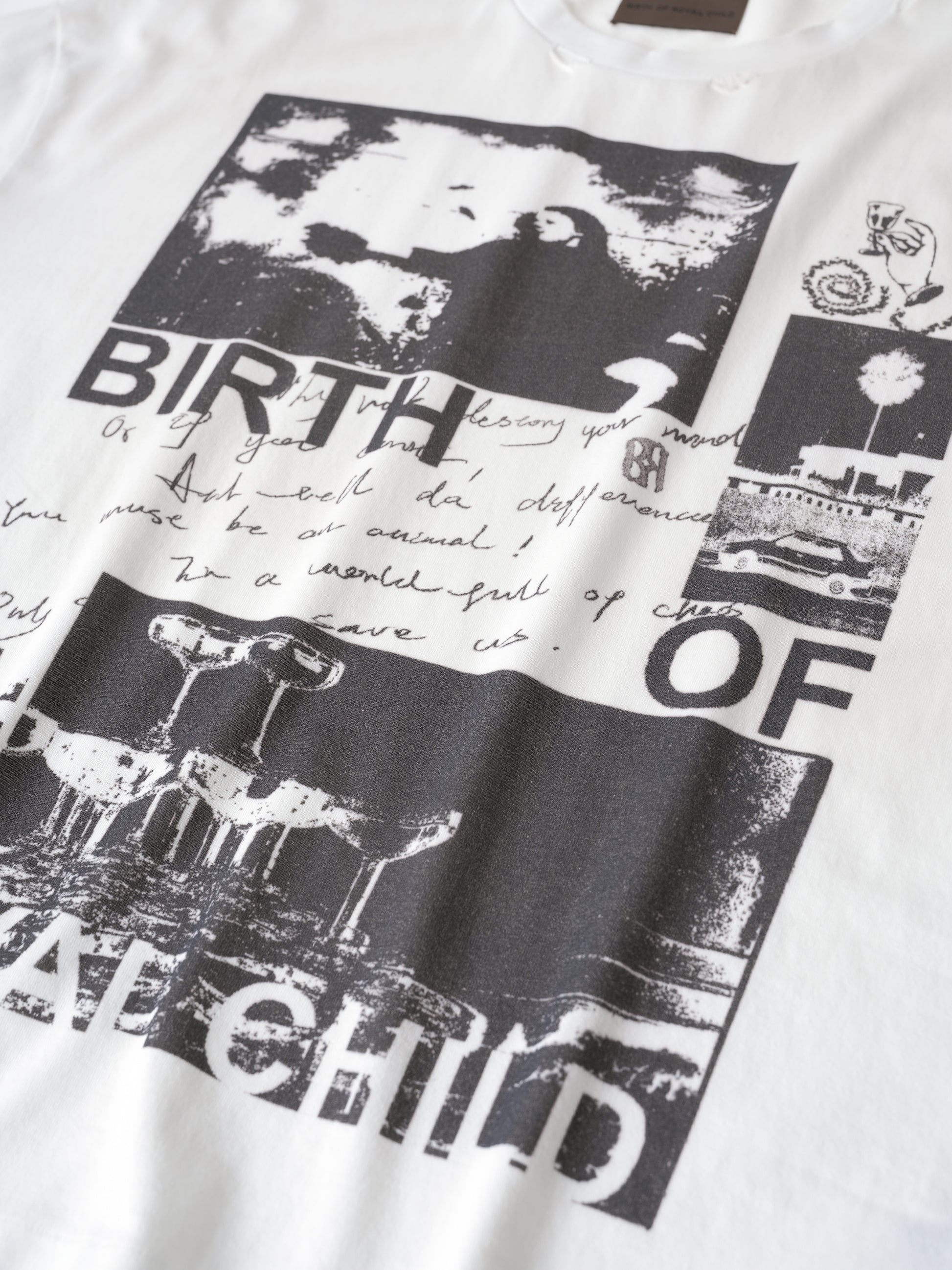 90s Hollywood Long Sleeve Tee WHT　