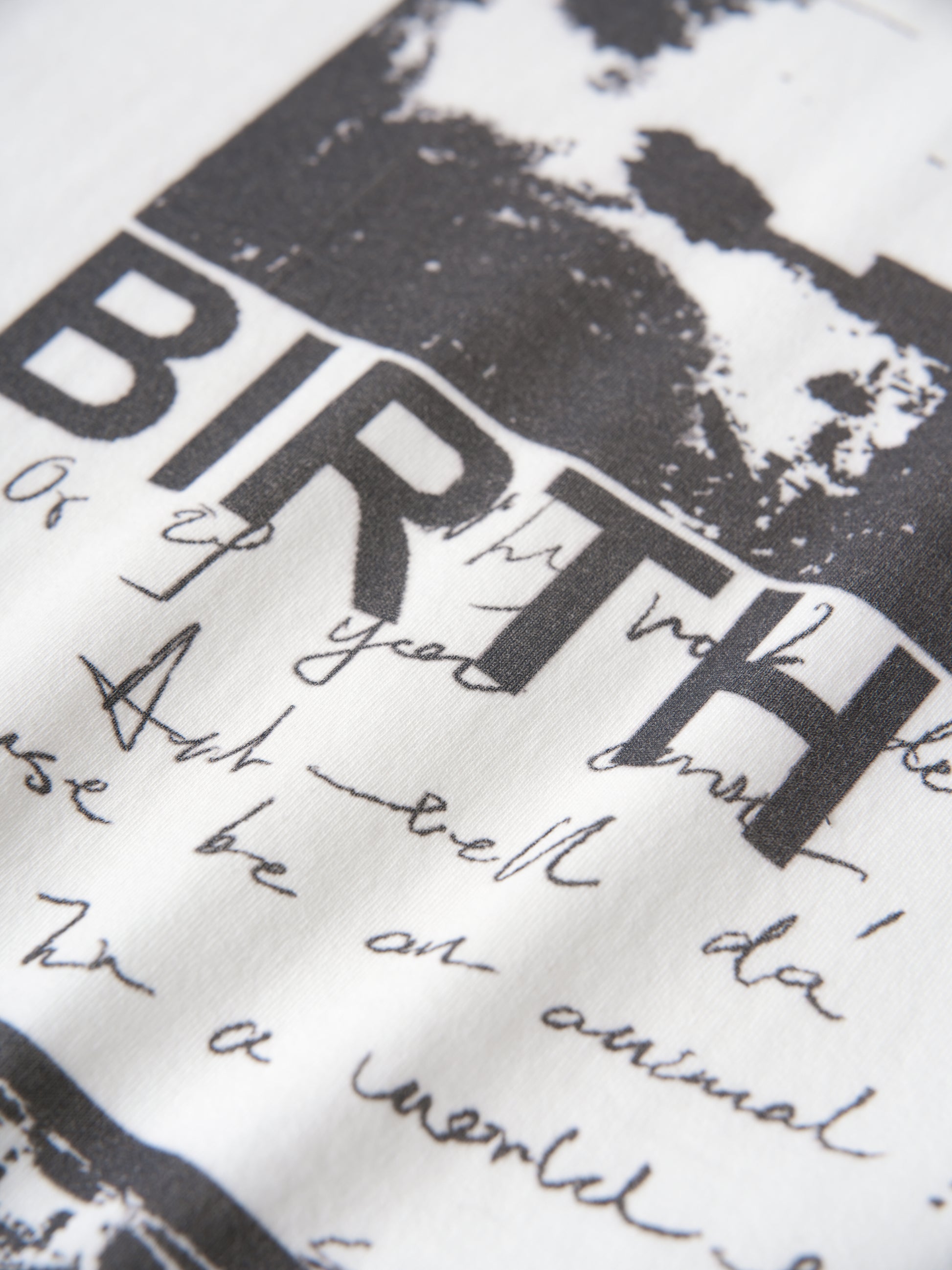 90s Hollywood Long Sleeve Tee WHT　