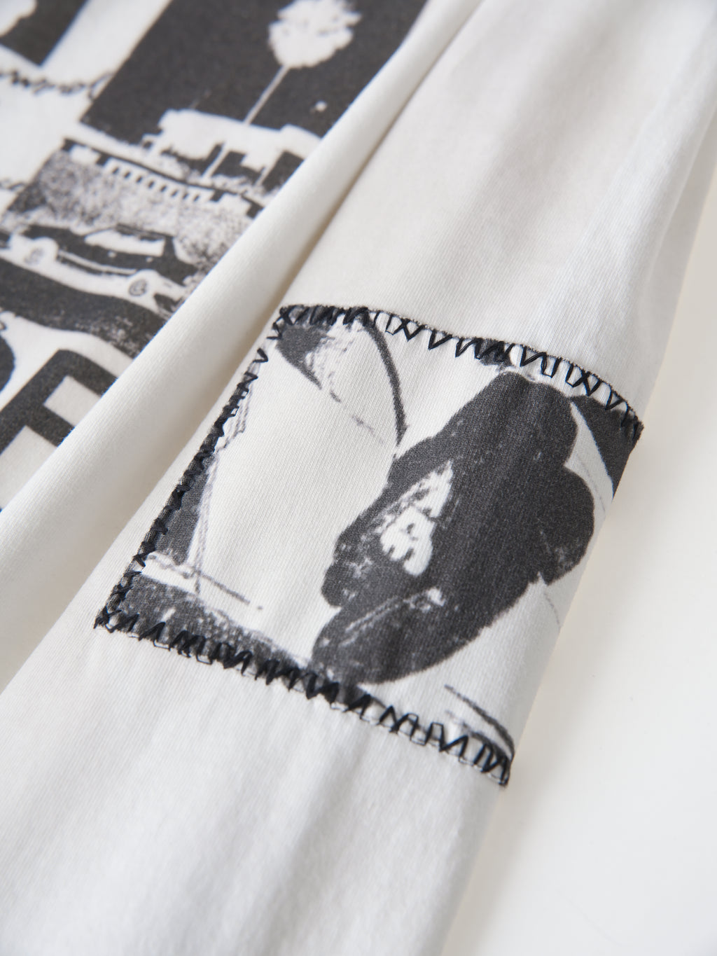 90s Hollywood Long Sleeve Tee WHT　