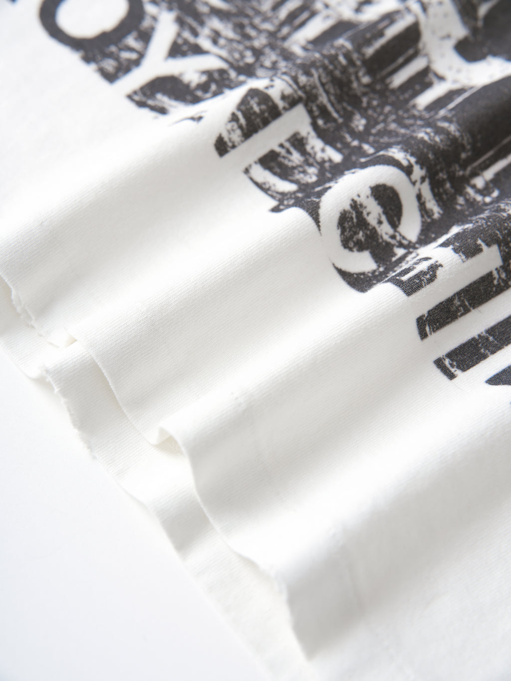 90s Hollywood Long Sleeve Tee WHT　