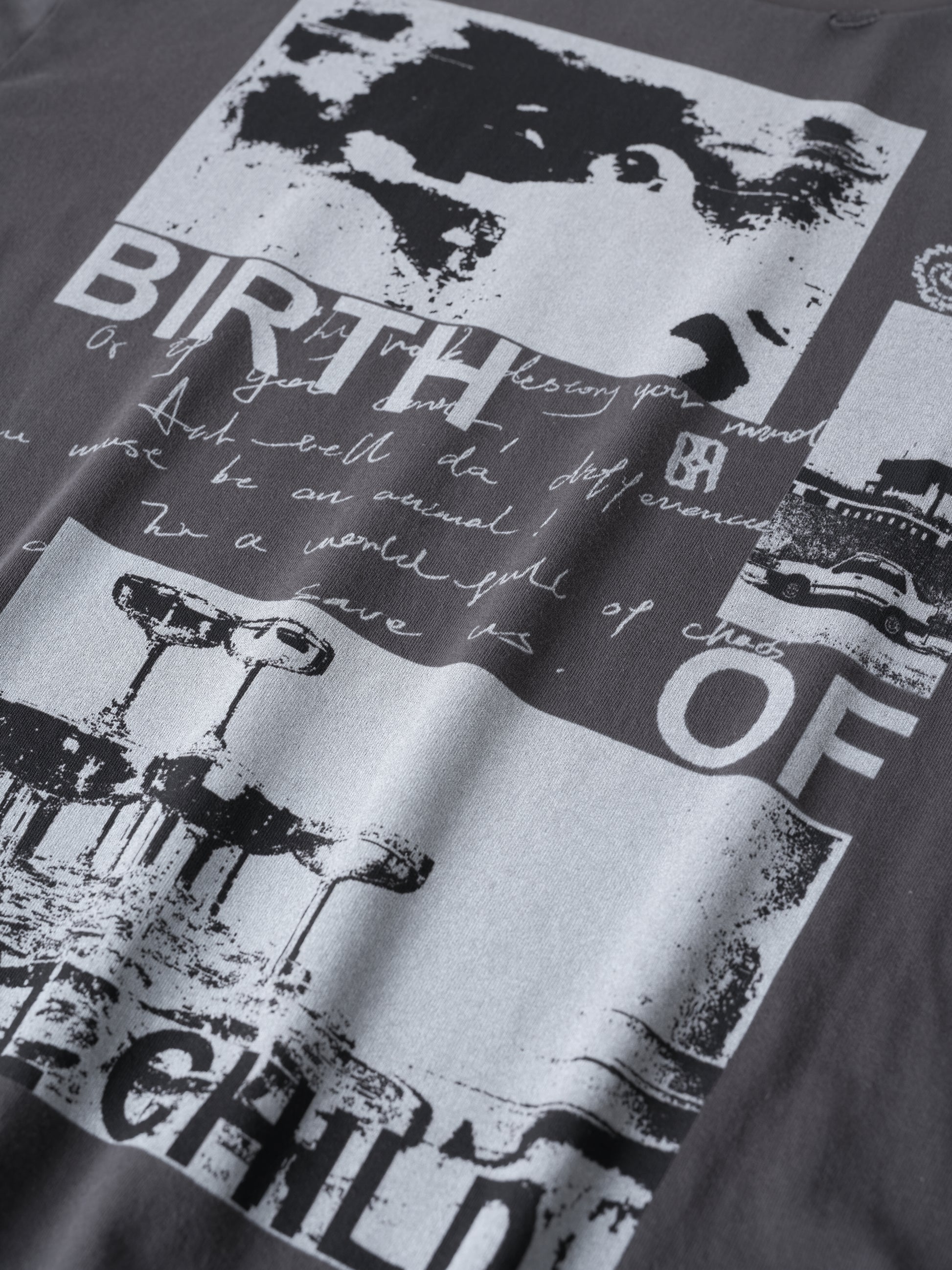 90s Hollywood Long Sleeve Tee BLK