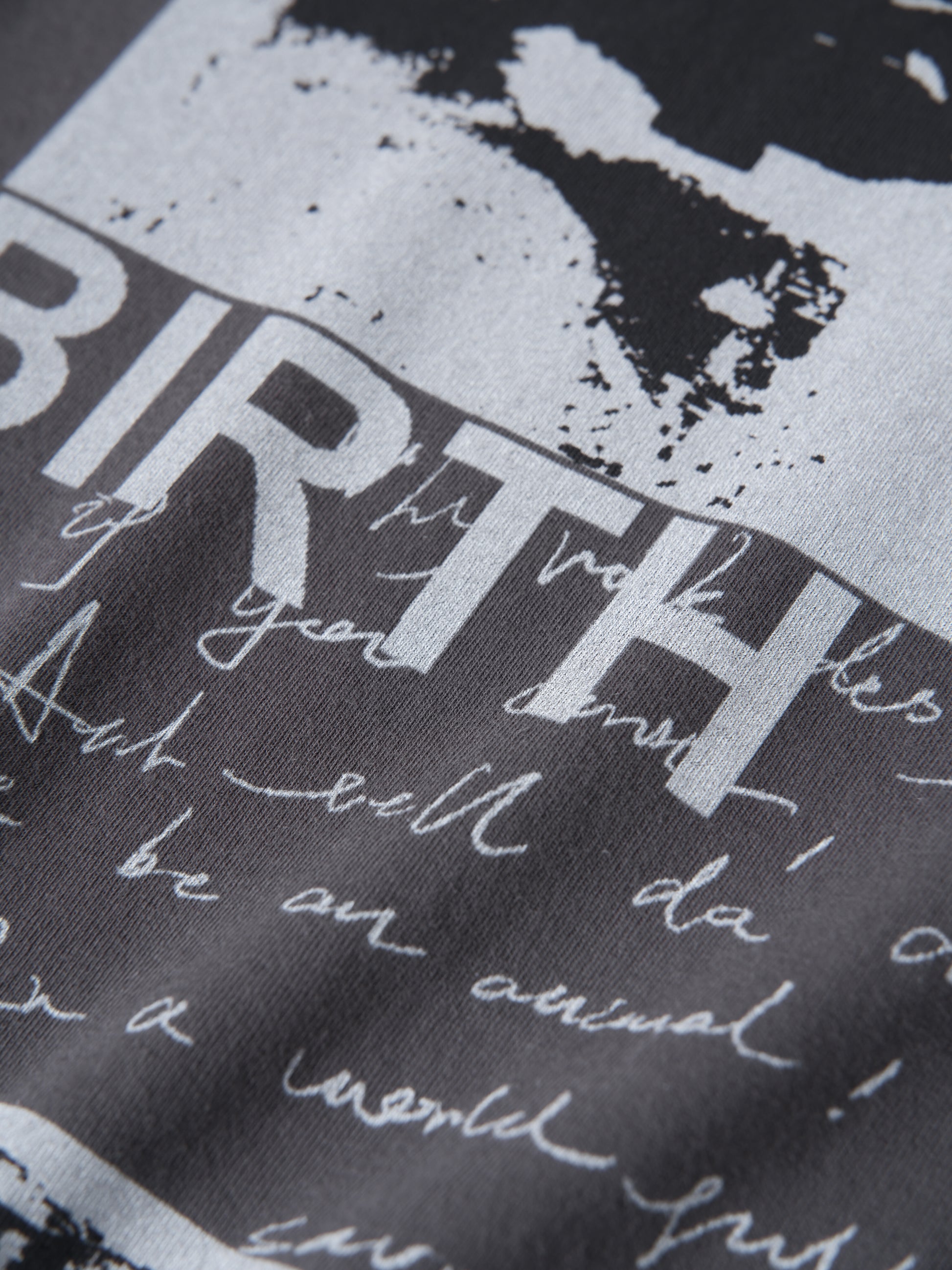 90s Hollywood Long Sleeve Tee BLK