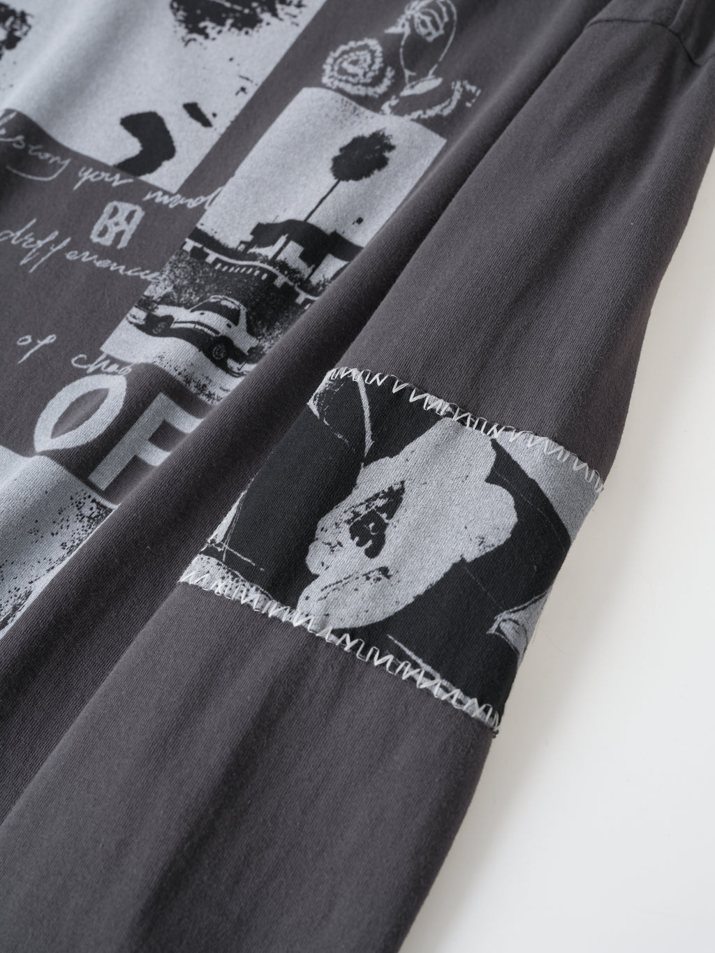 90s Hollywood Long Sleeve Tee BLK