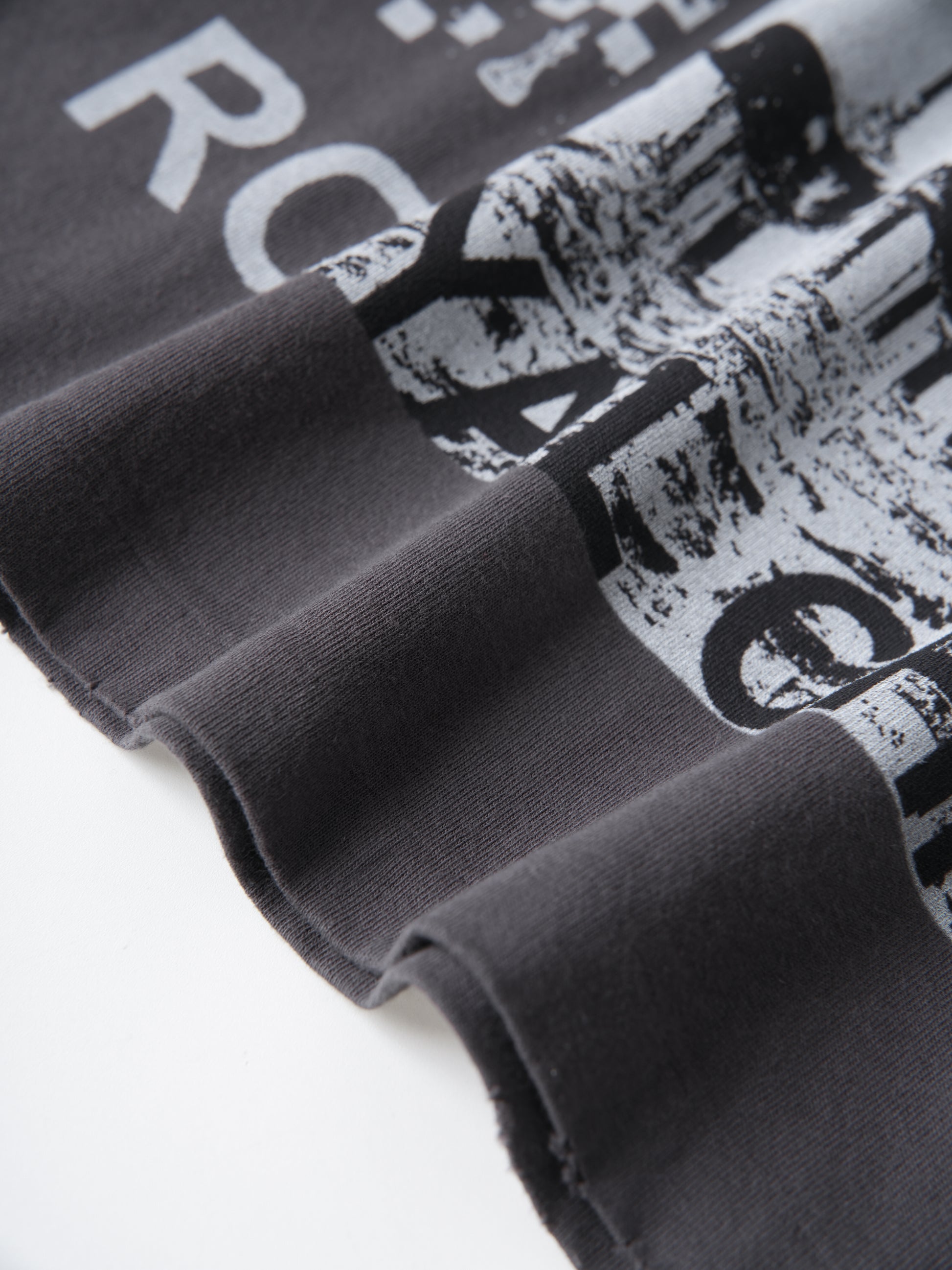 90s Hollywood Long Sleeve Tee BLK