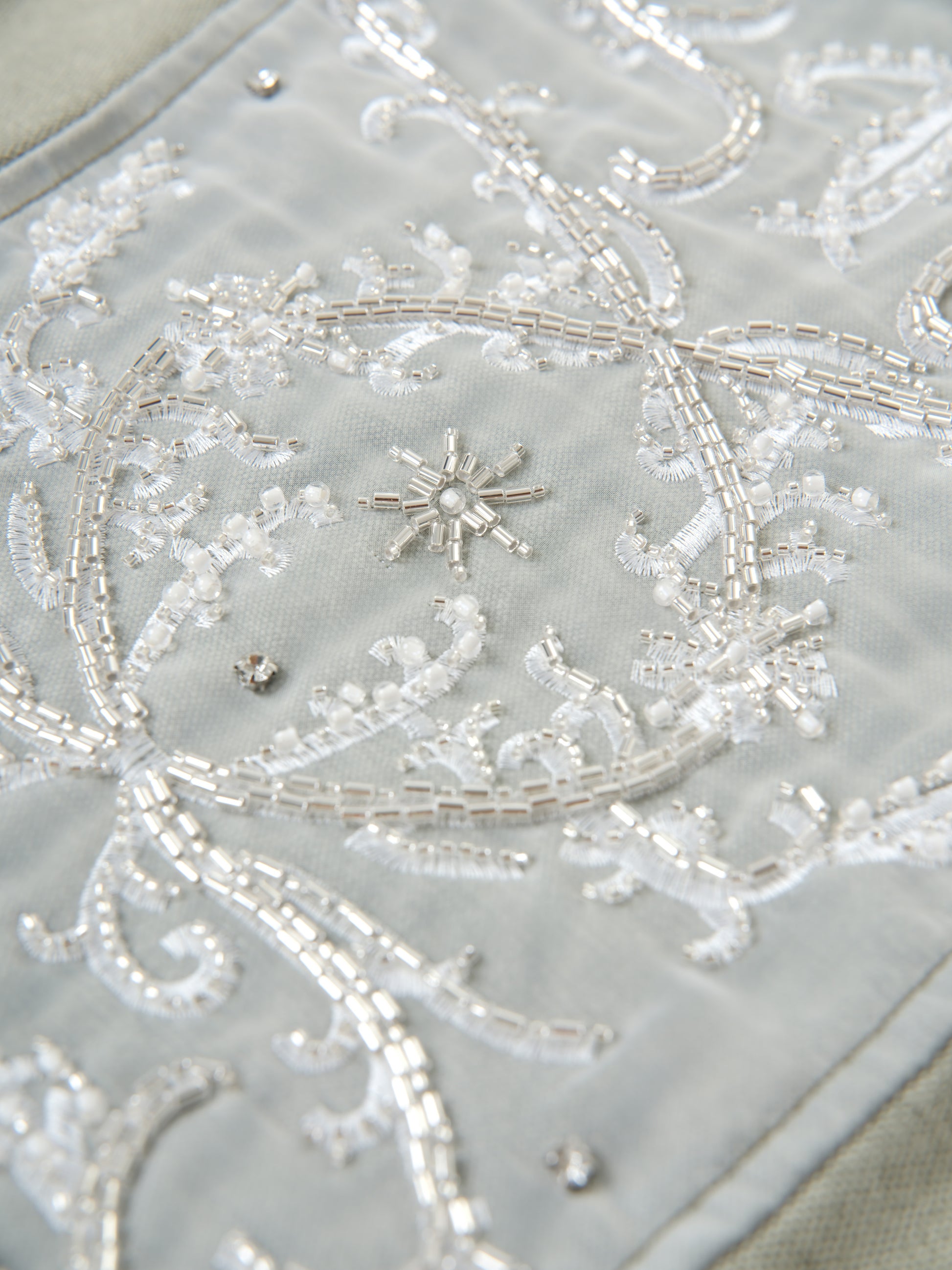 Beaded Embroidery Workwear Jacket