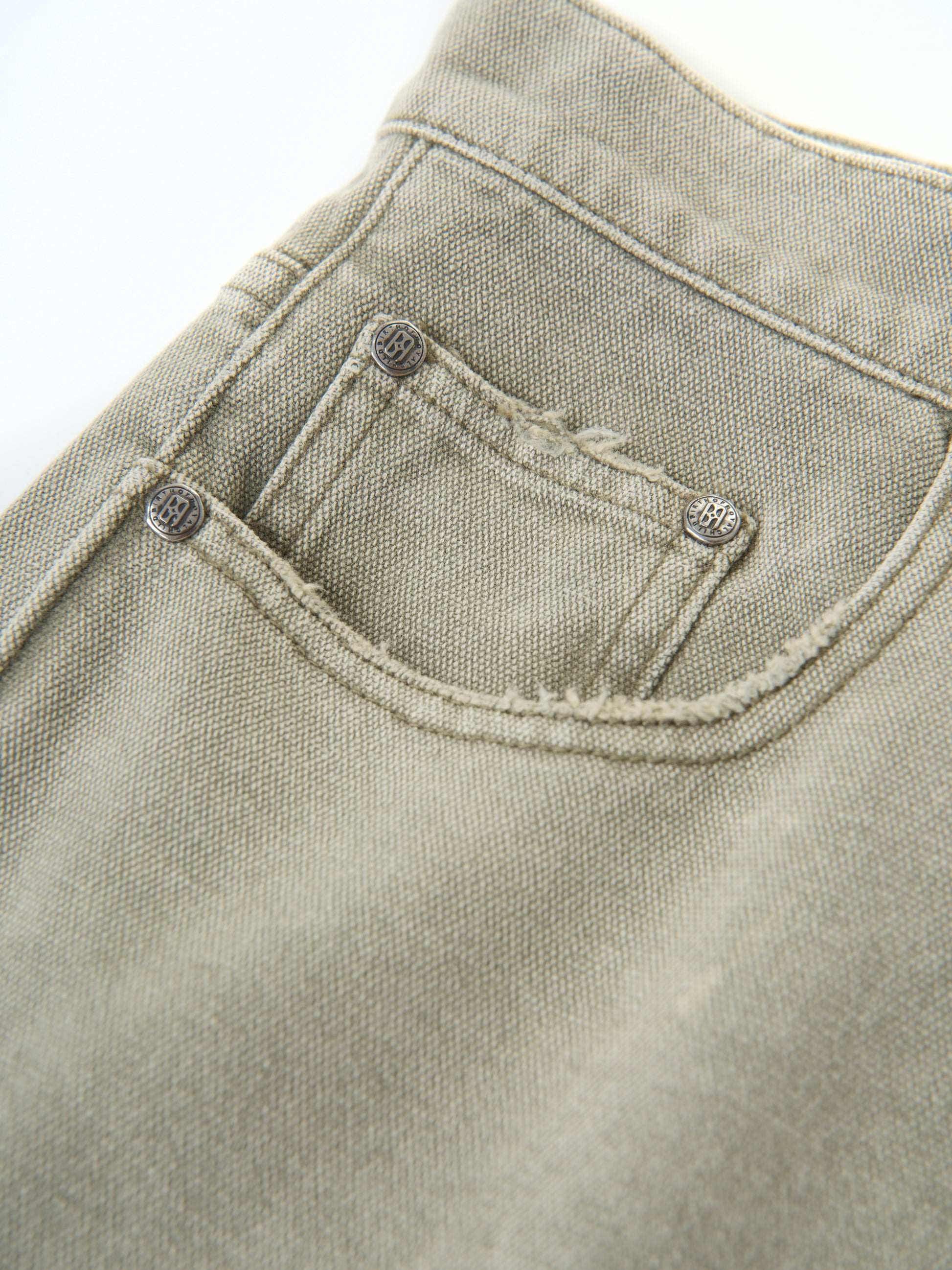 Beaded Embroidery Carpenter Pants