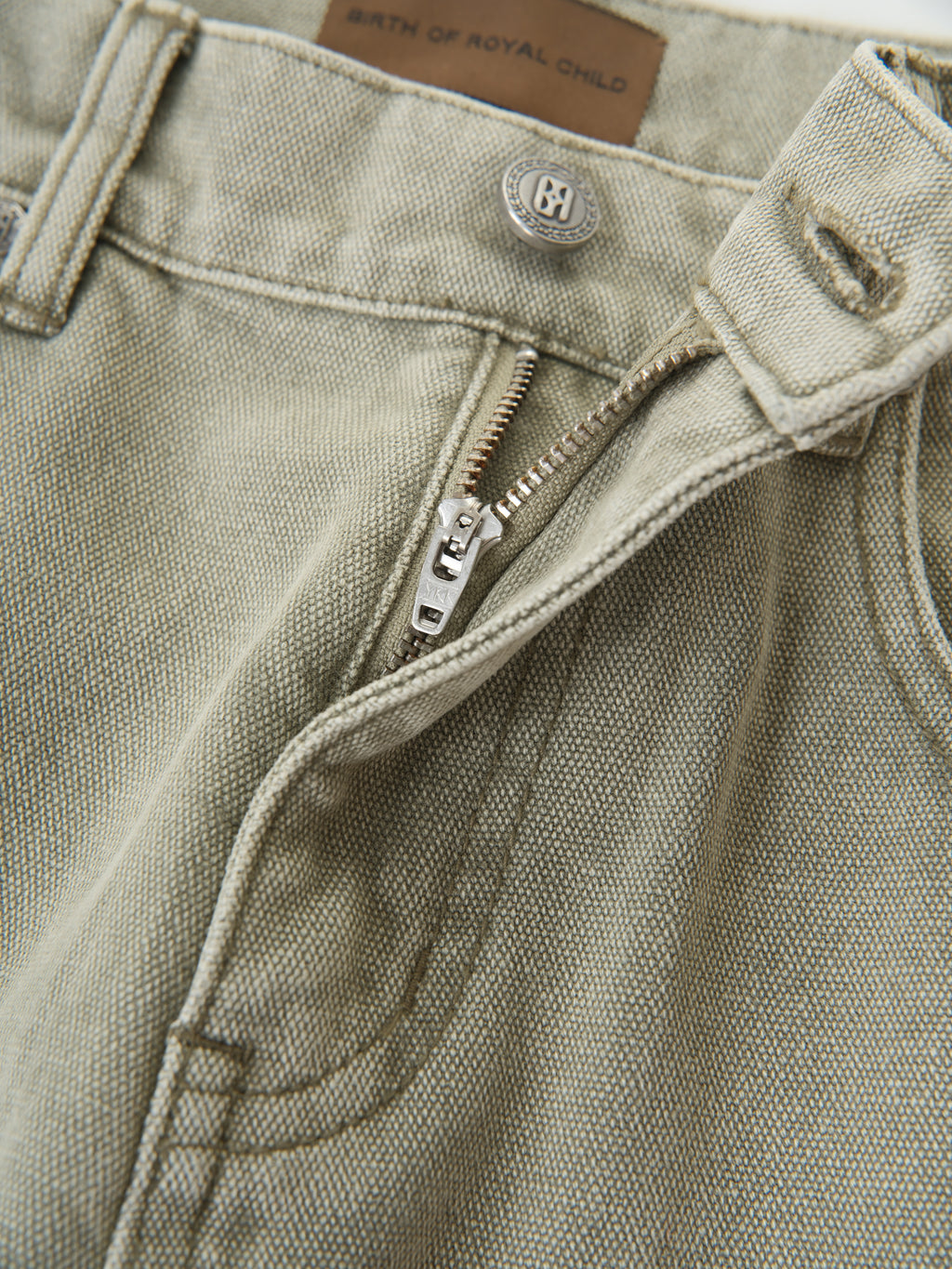 Beaded Embroidery Carpenter Pants