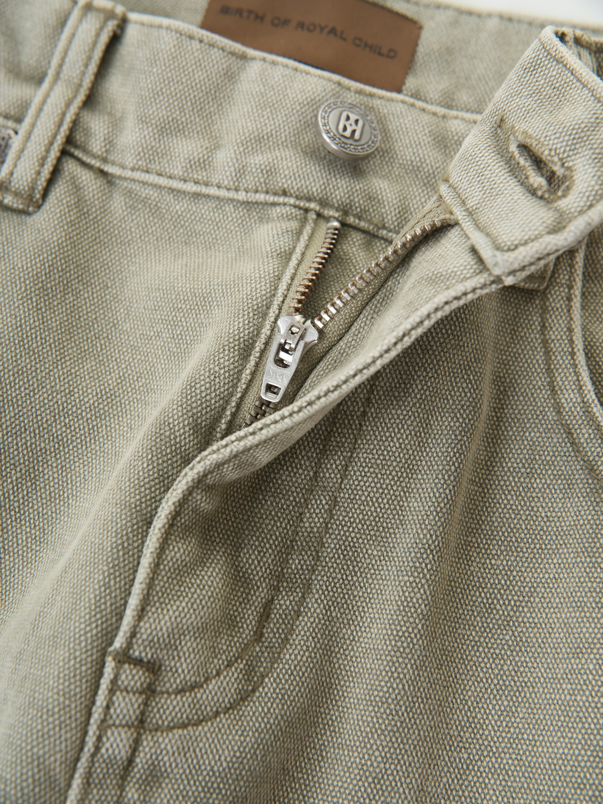 Beaded Embroidery Carpenter Pants