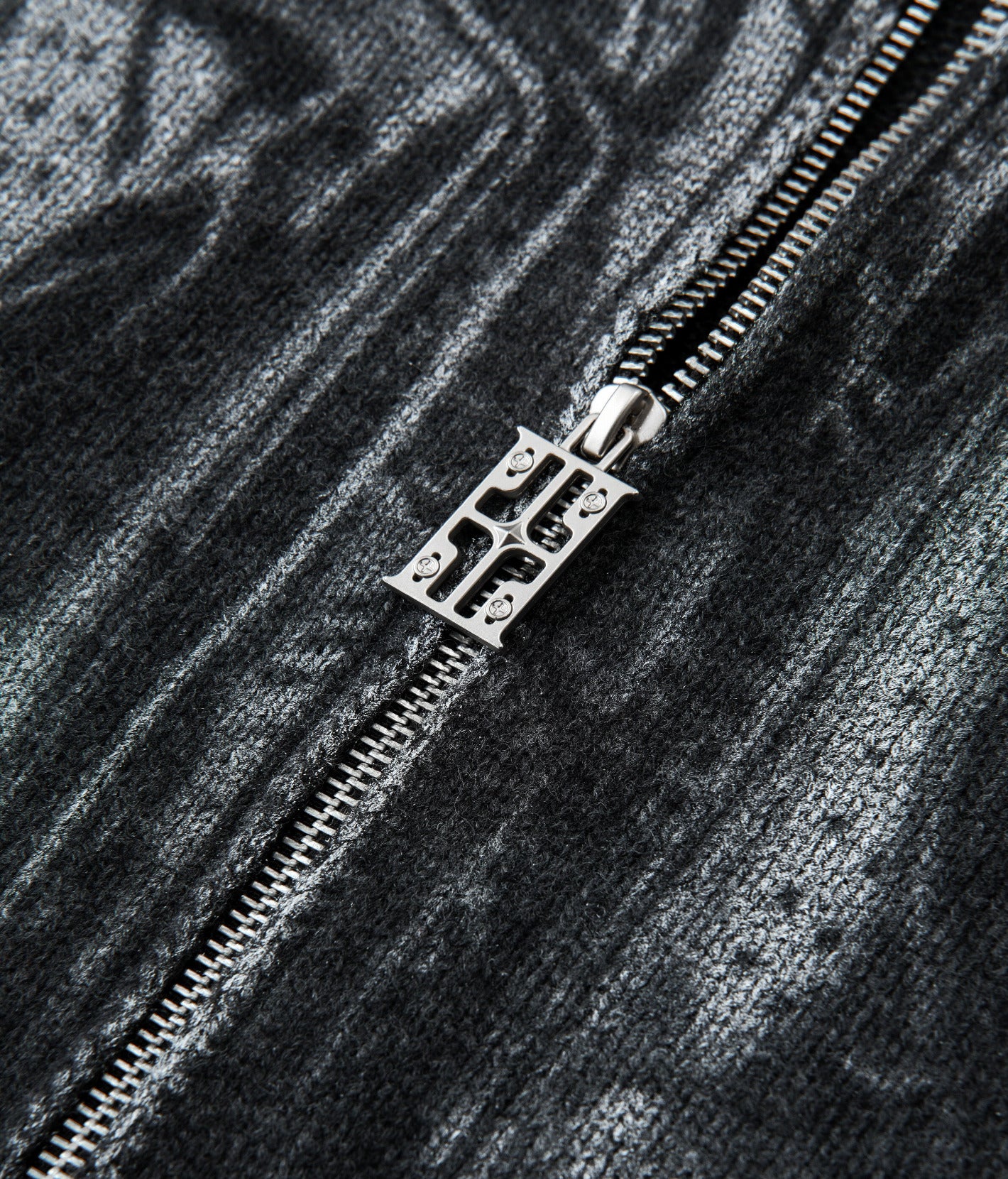 Millennium Mecha Ink Wool Zip Sweater