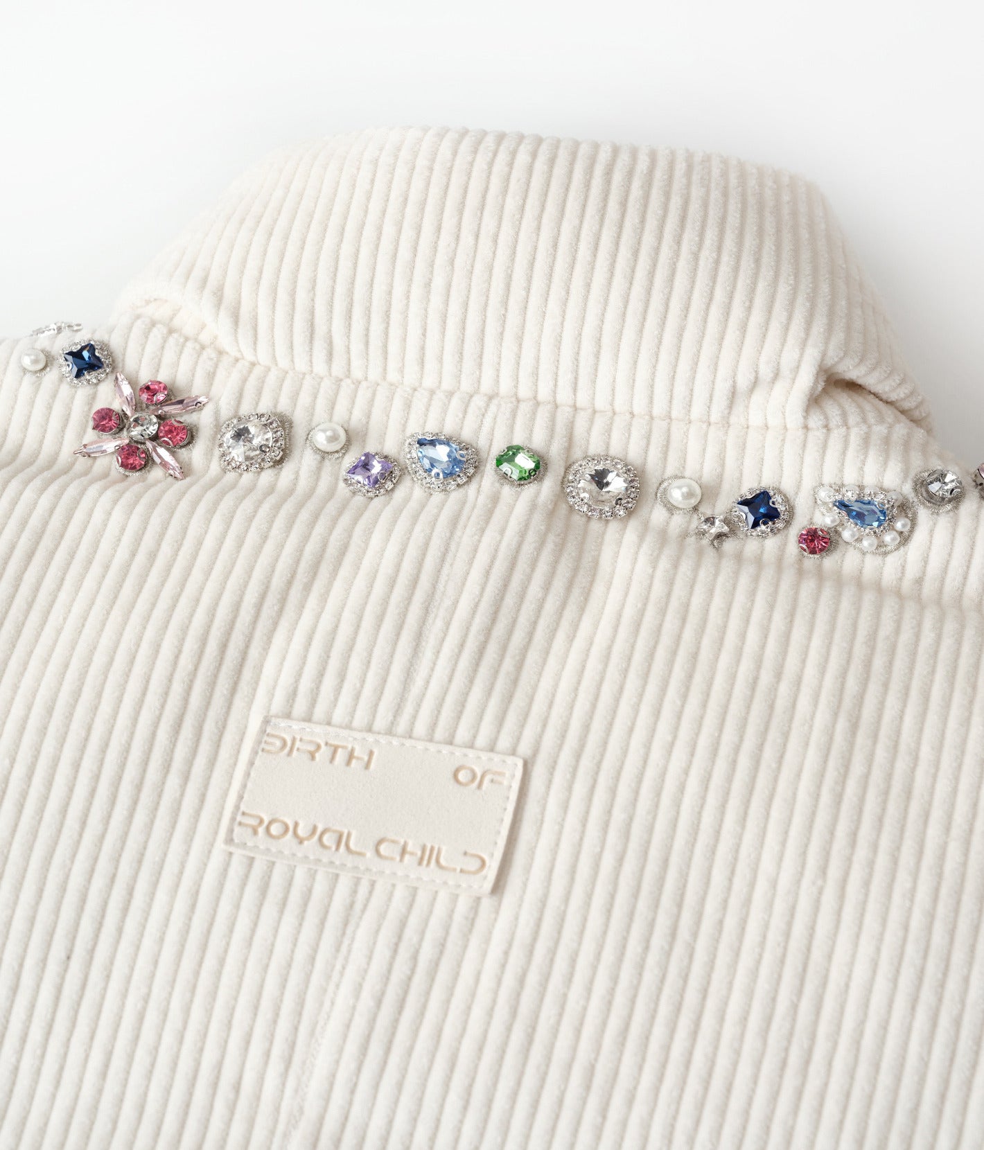 Future Relic Gemstone Corduroy Puffer