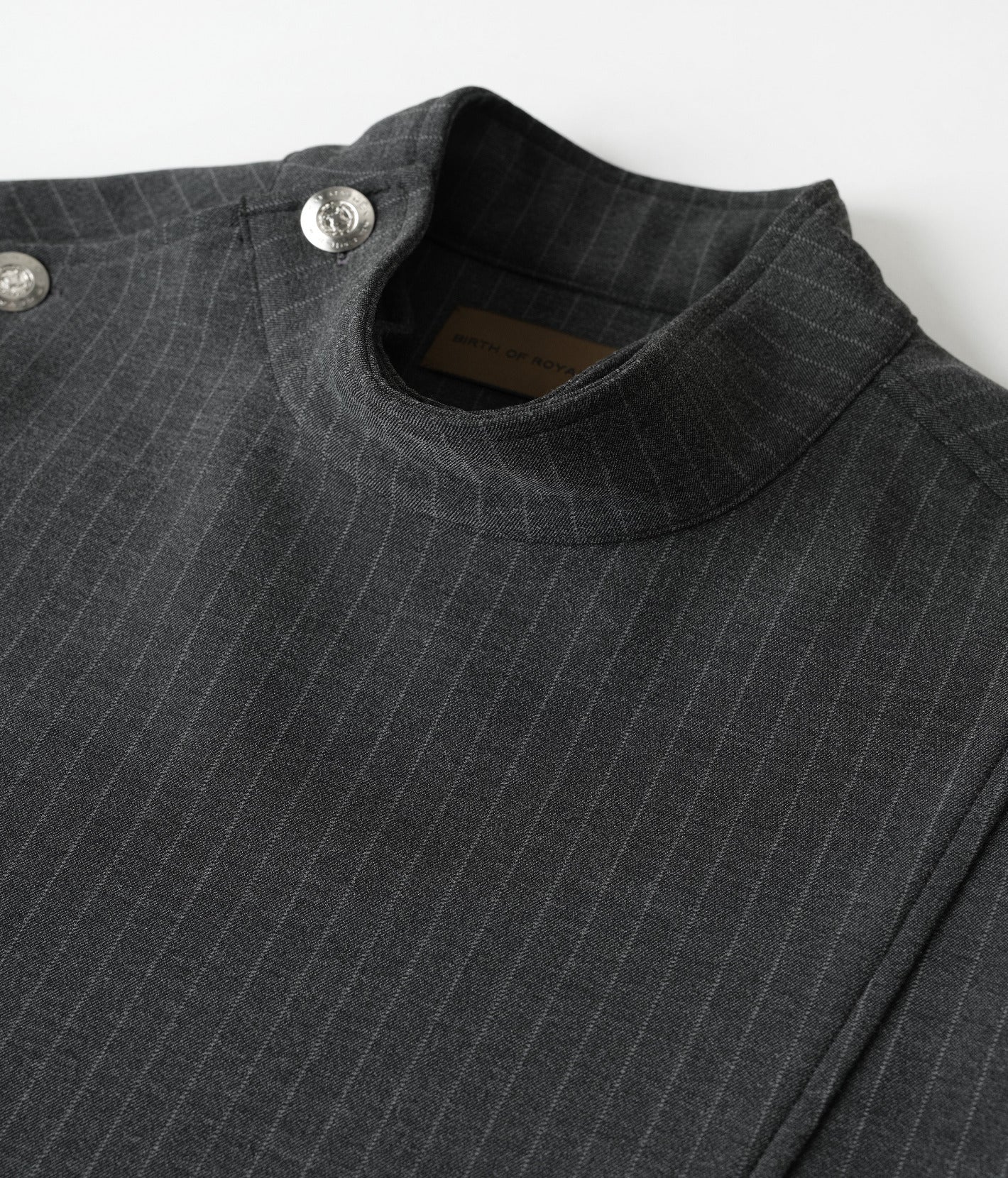 Fencer Pinstripe Asymmetric Shirt