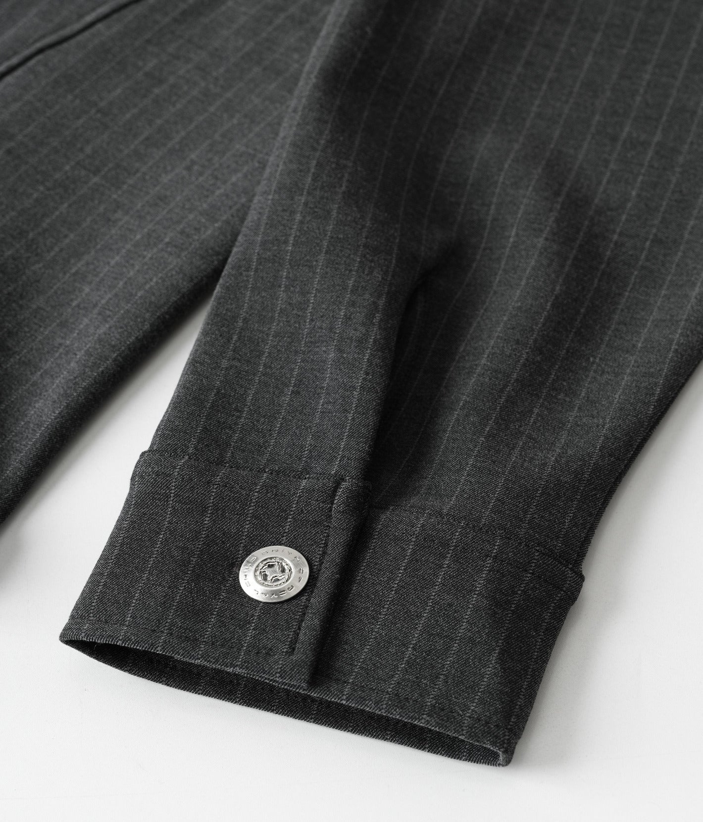 Fencer Pinstripe Asymmetric Shirt