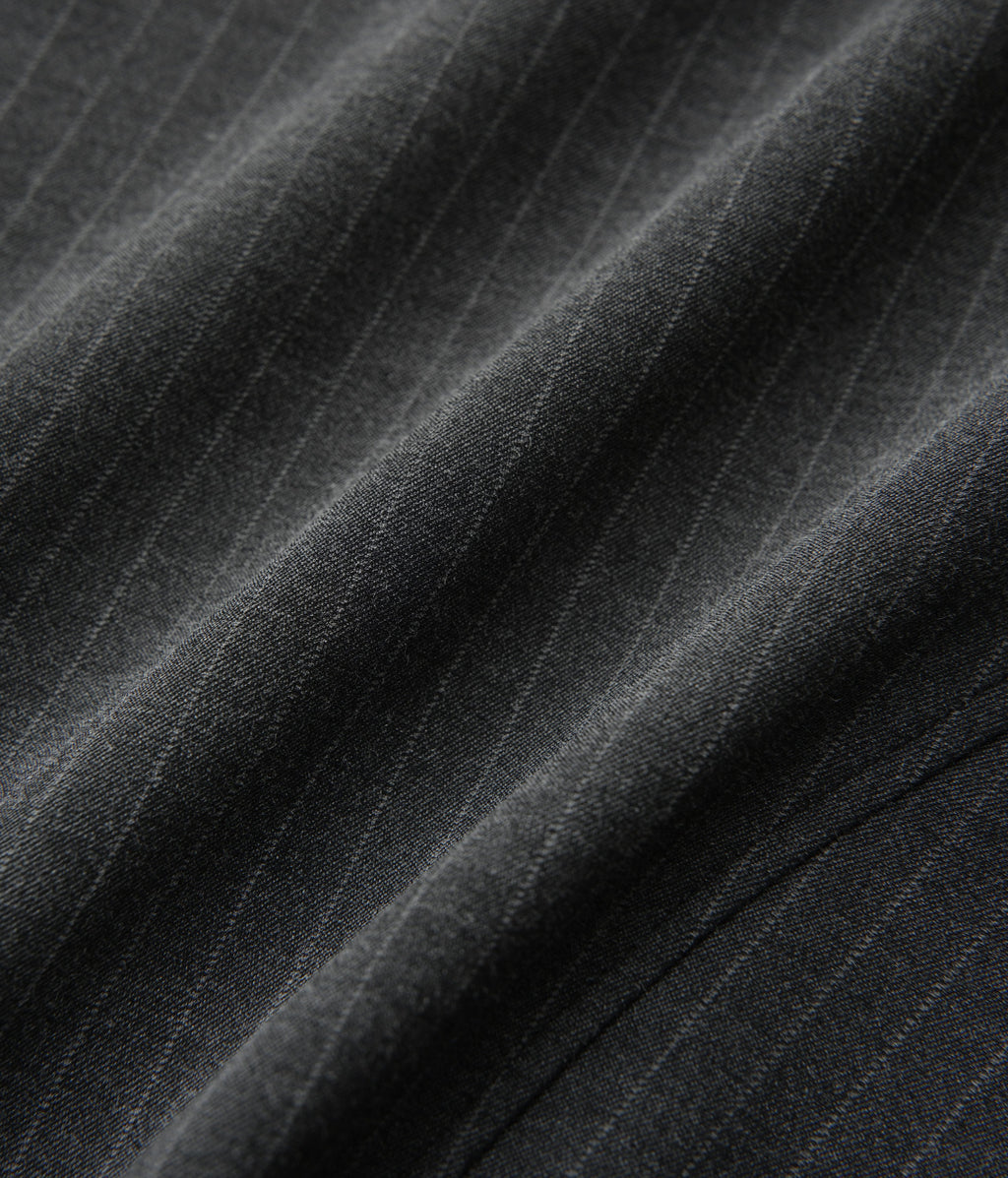 Fencer Pinstripe Asymmetric Shirt