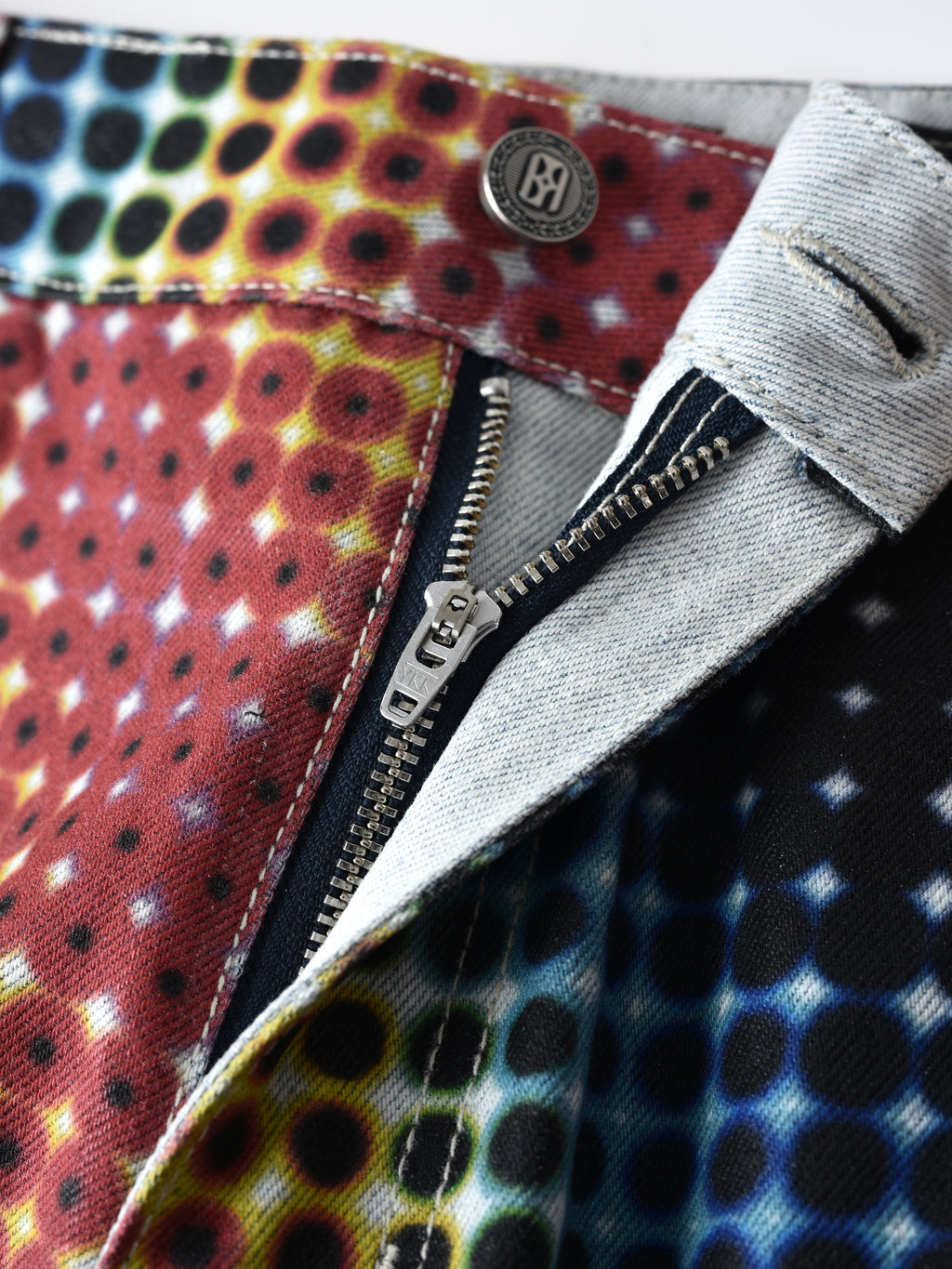 Thermal Polka-Dot Curved Knife Pants