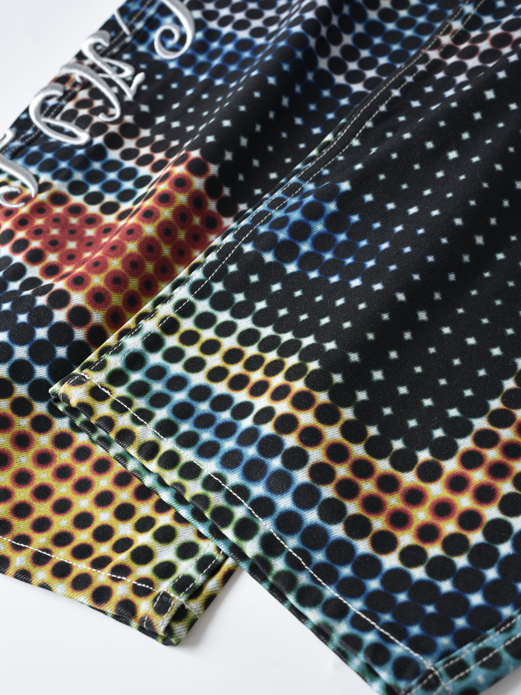 Thermal Polka-Dot Curved Knife Pants